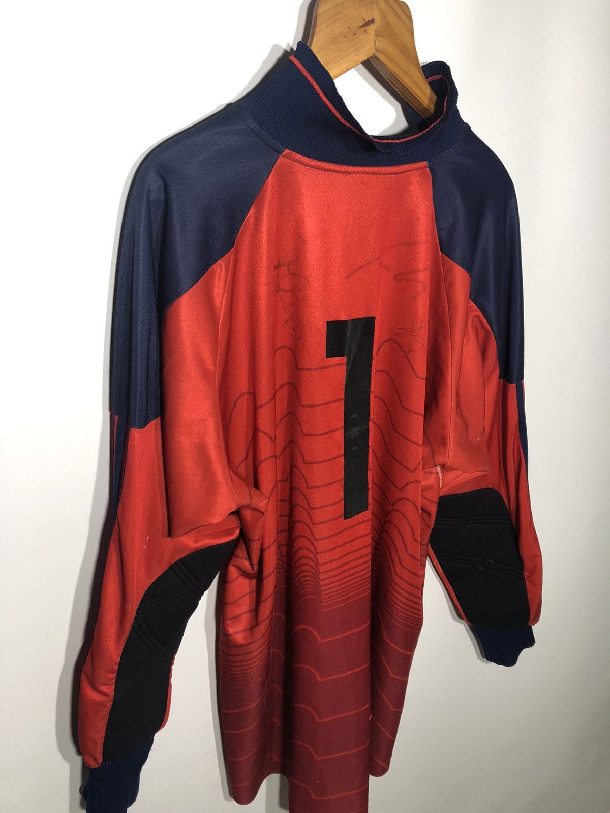 Vintage Vintage 2000s Schalke 04 Goalkeeper Shirt Adidas Jersey Size US XXL / EU 58 / 5 - 5 Thumbnail