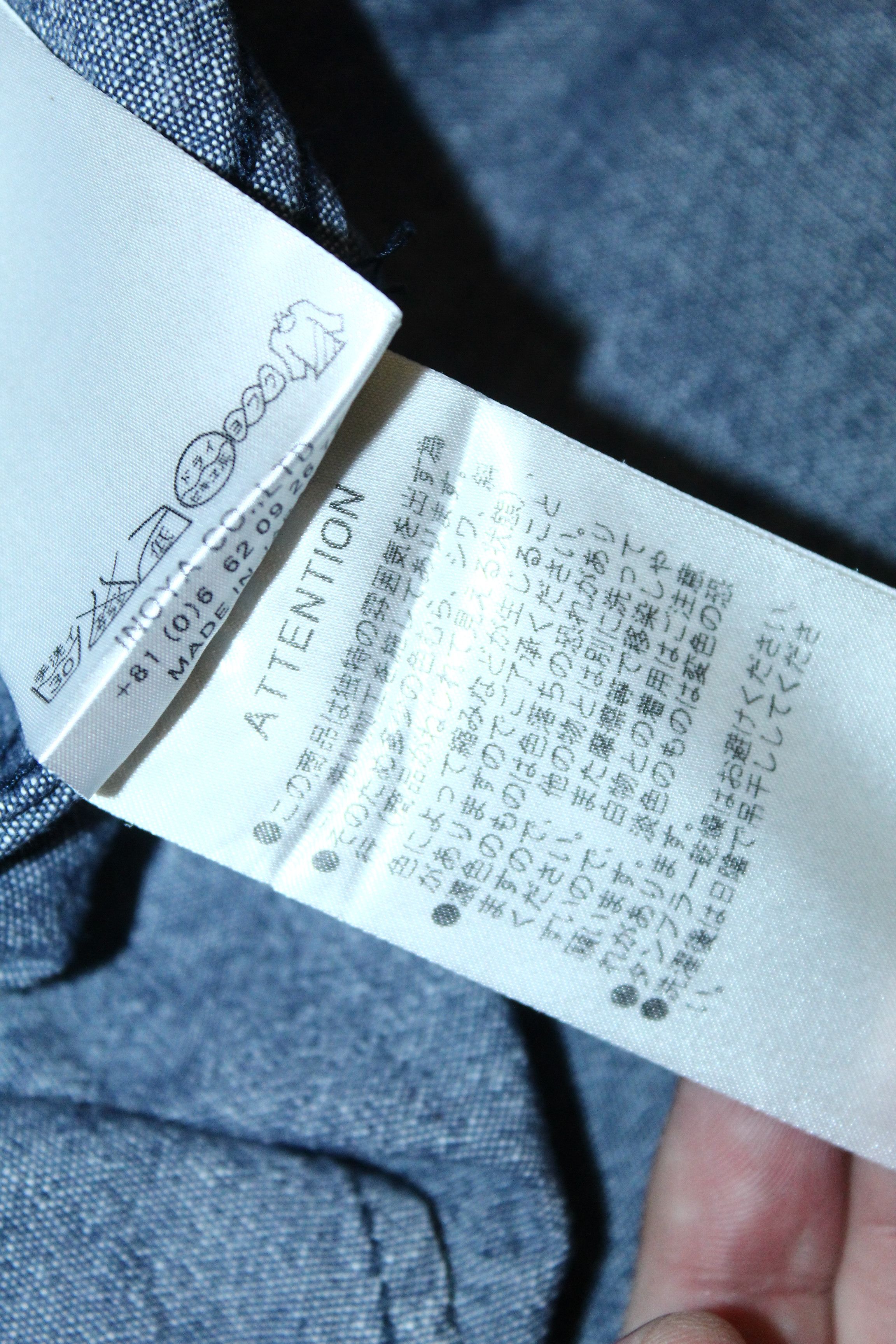 02DERIV. 02deriv. grandad collar chambray cotton casual shirt Size US M / EU 48-50 / 2 - 11 Thumbnail