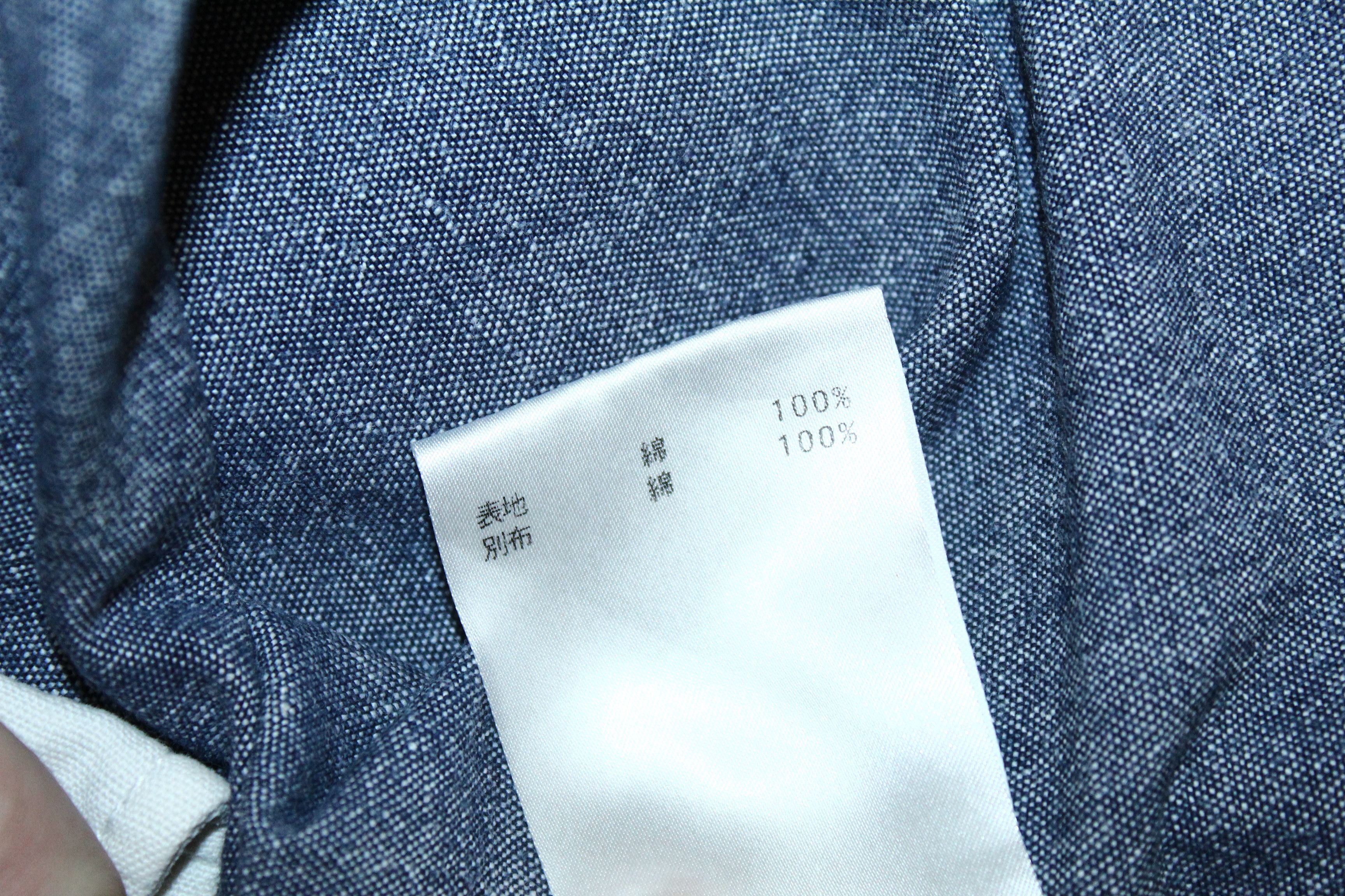 02DERIV. 02deriv. grandad collar chambray cotton casual shirt Size US M / EU 48-50 / 2 - 9 Thumbnail