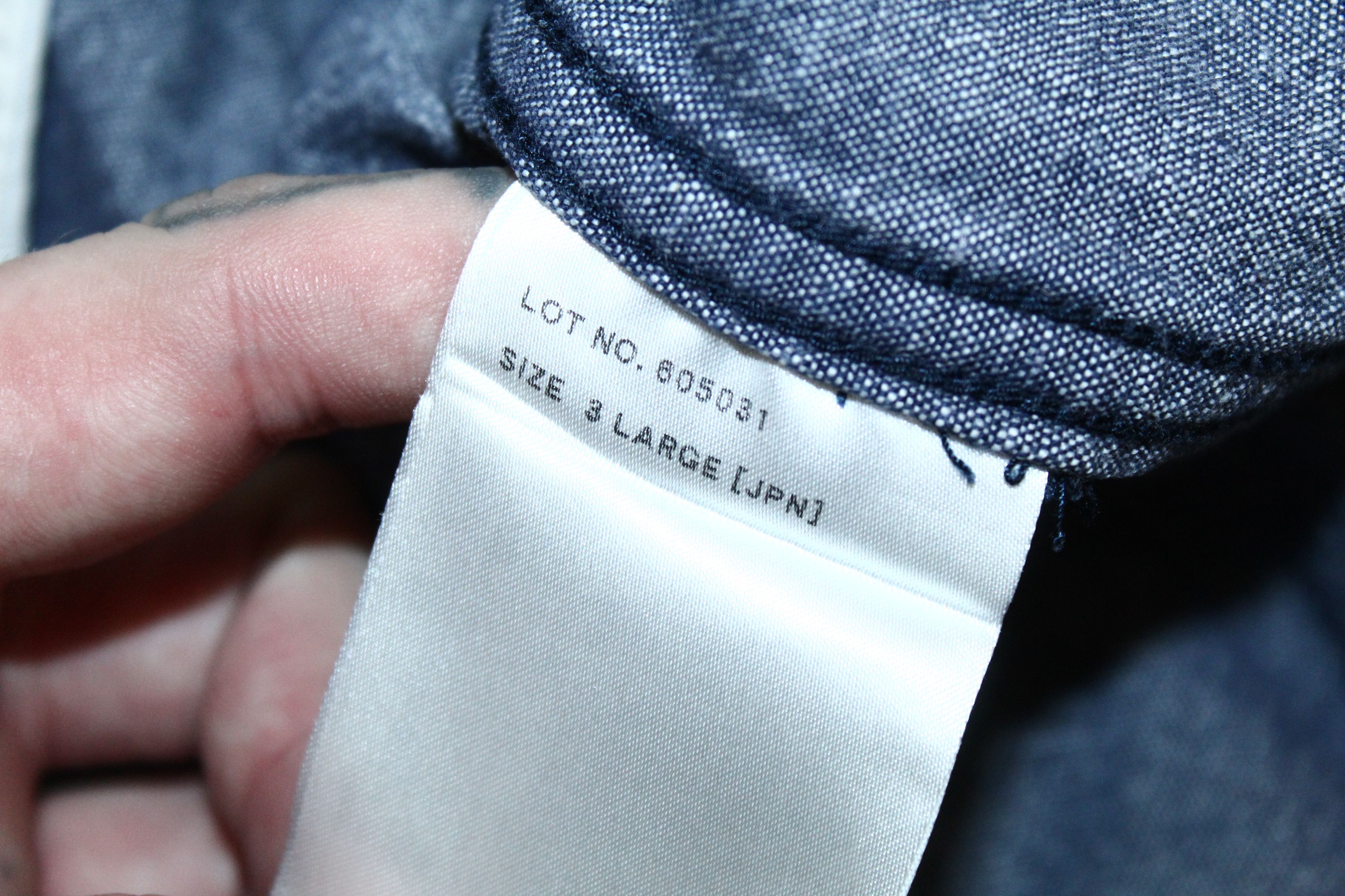 02DERIV. 02deriv. grandad collar chambray cotton casual shirt Size US M / EU 48-50 / 2 - 8 Thumbnail