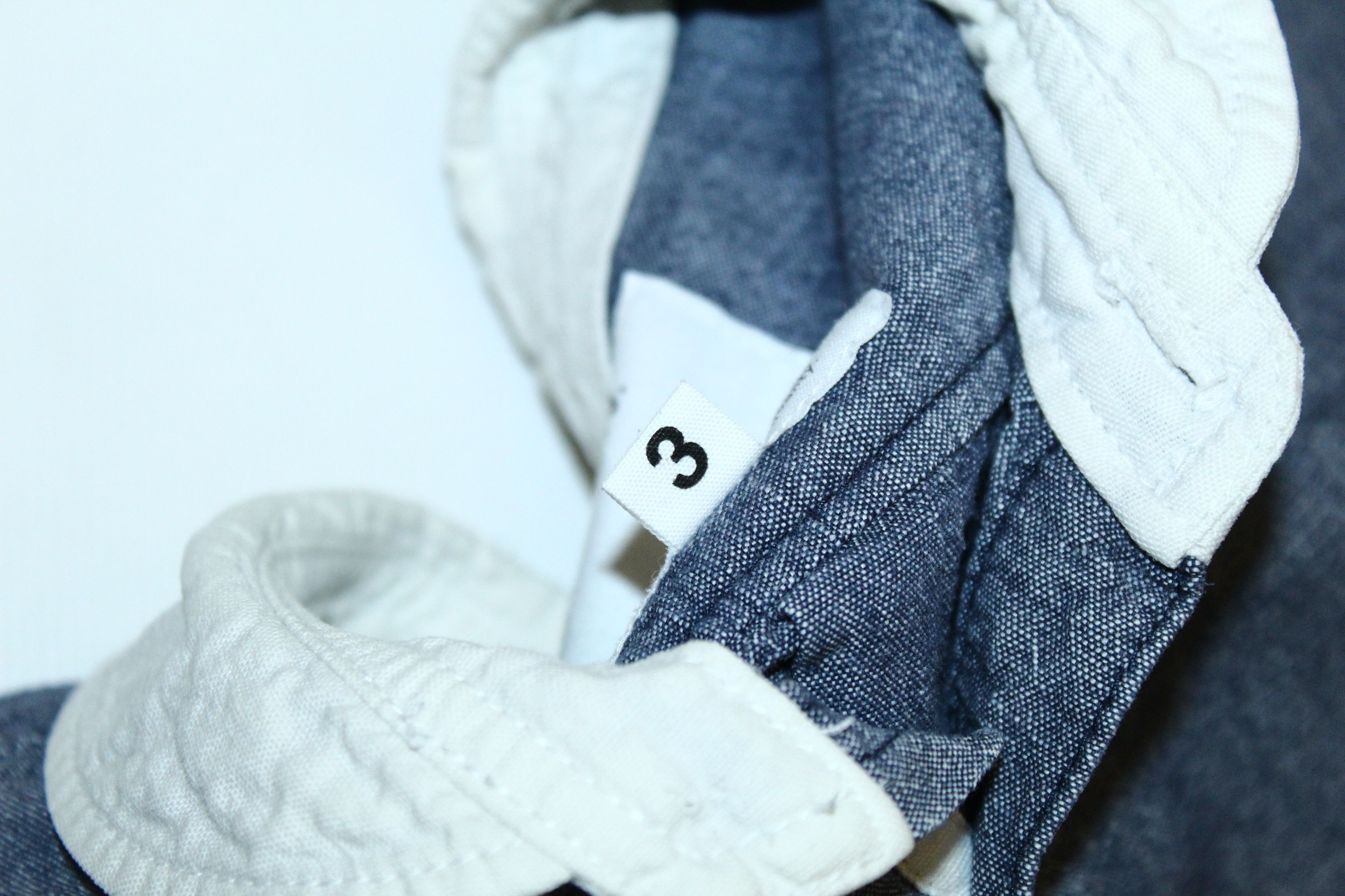 02DERIV. 02deriv. grandad collar chambray cotton casual shirt Size US M / EU 48-50 / 2 - 12 Thumbnail