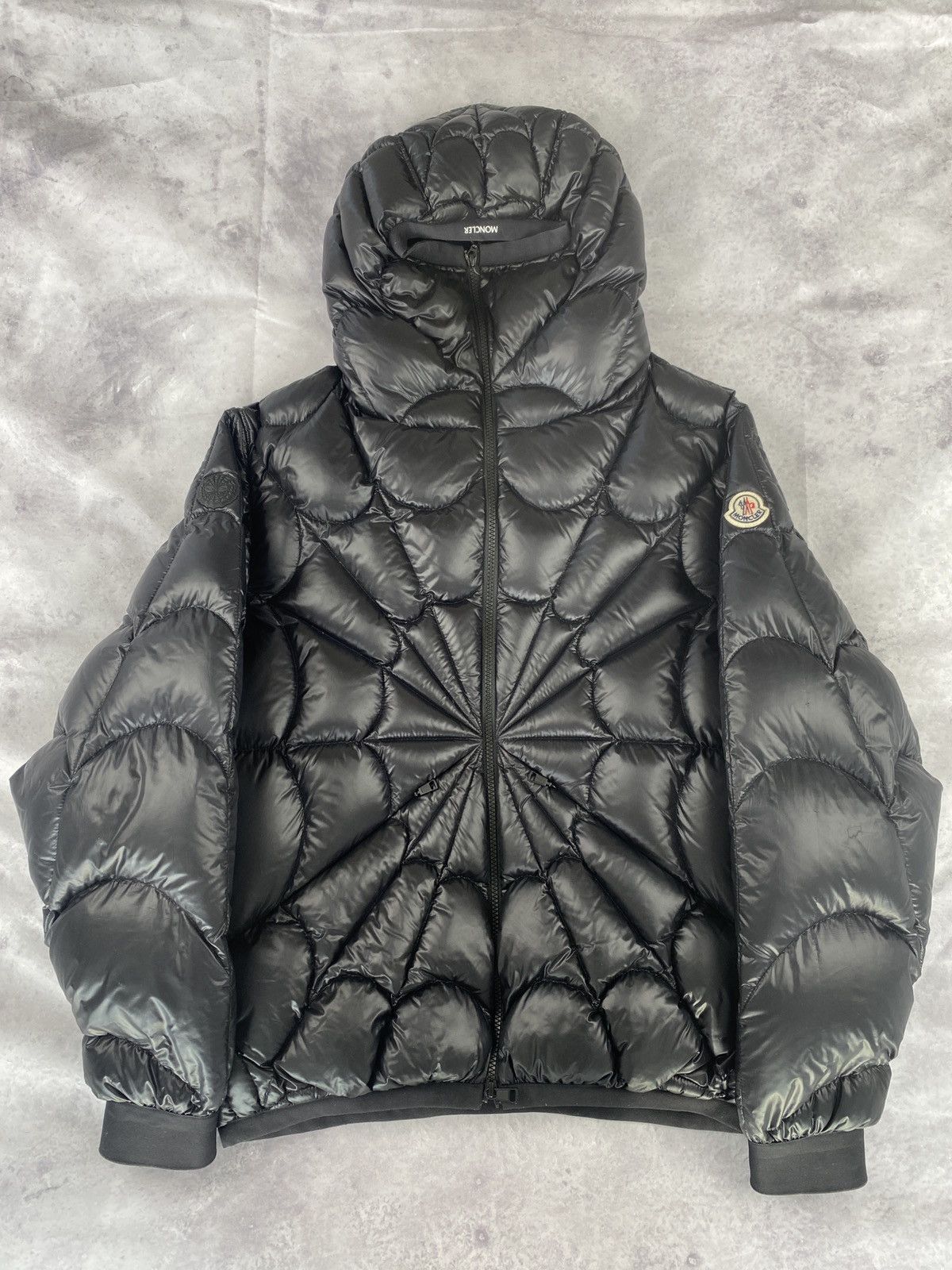 Moncler Violier Spider-man Jacket in Black for Men