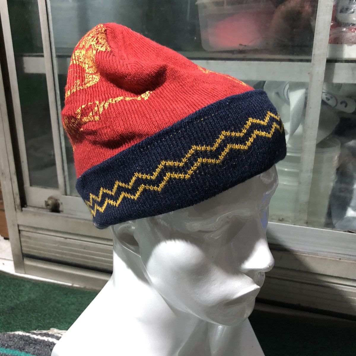 Rust-Eze Lightning McQueen Beanie Hat