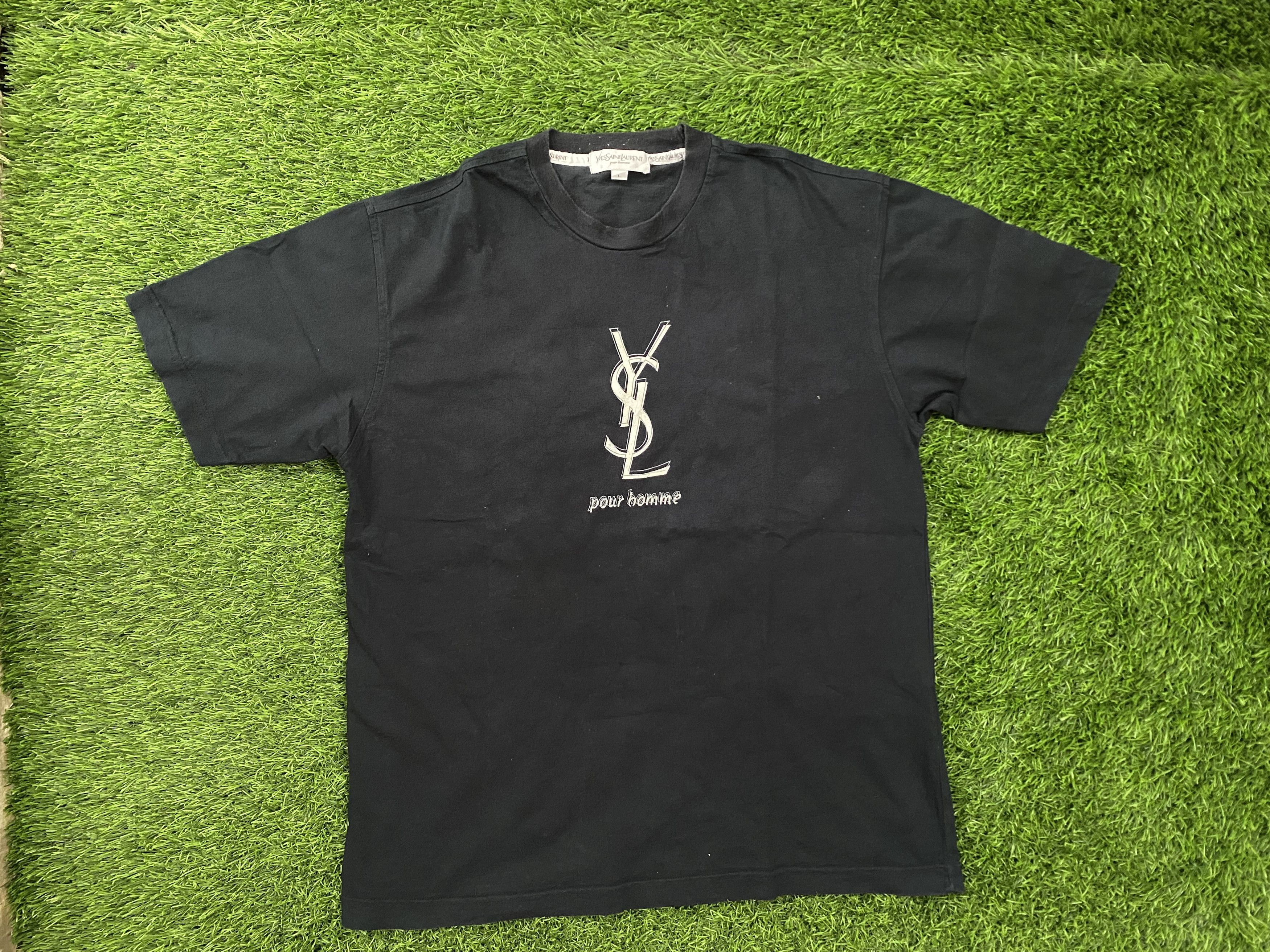 Yves Saint Laurent Vintage YSL Big Spellout T-shirt Size US M / EU 48-50 / 2 - 1 Thumbnail