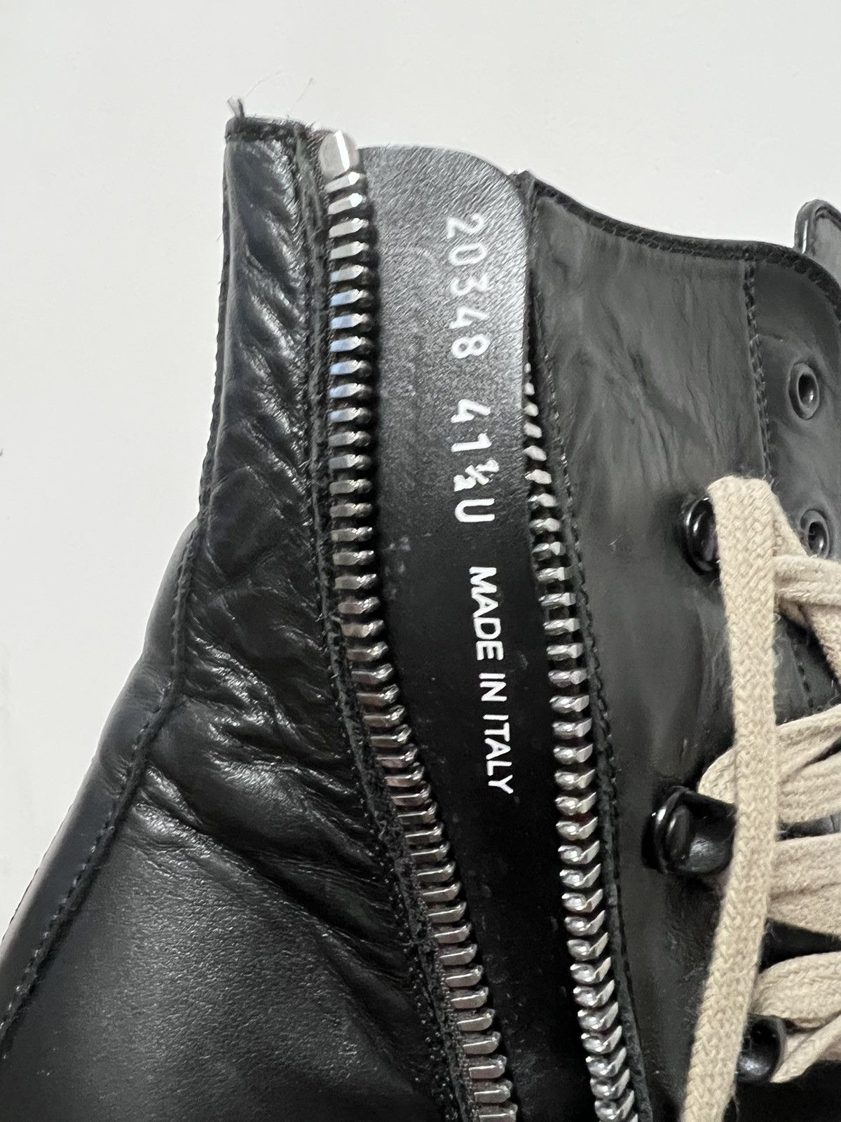 Rick Owens Rick owens ss20 megalaces ramones sz41.5 Size US 8.5 / EU 41-42 - 10 Thumbnail