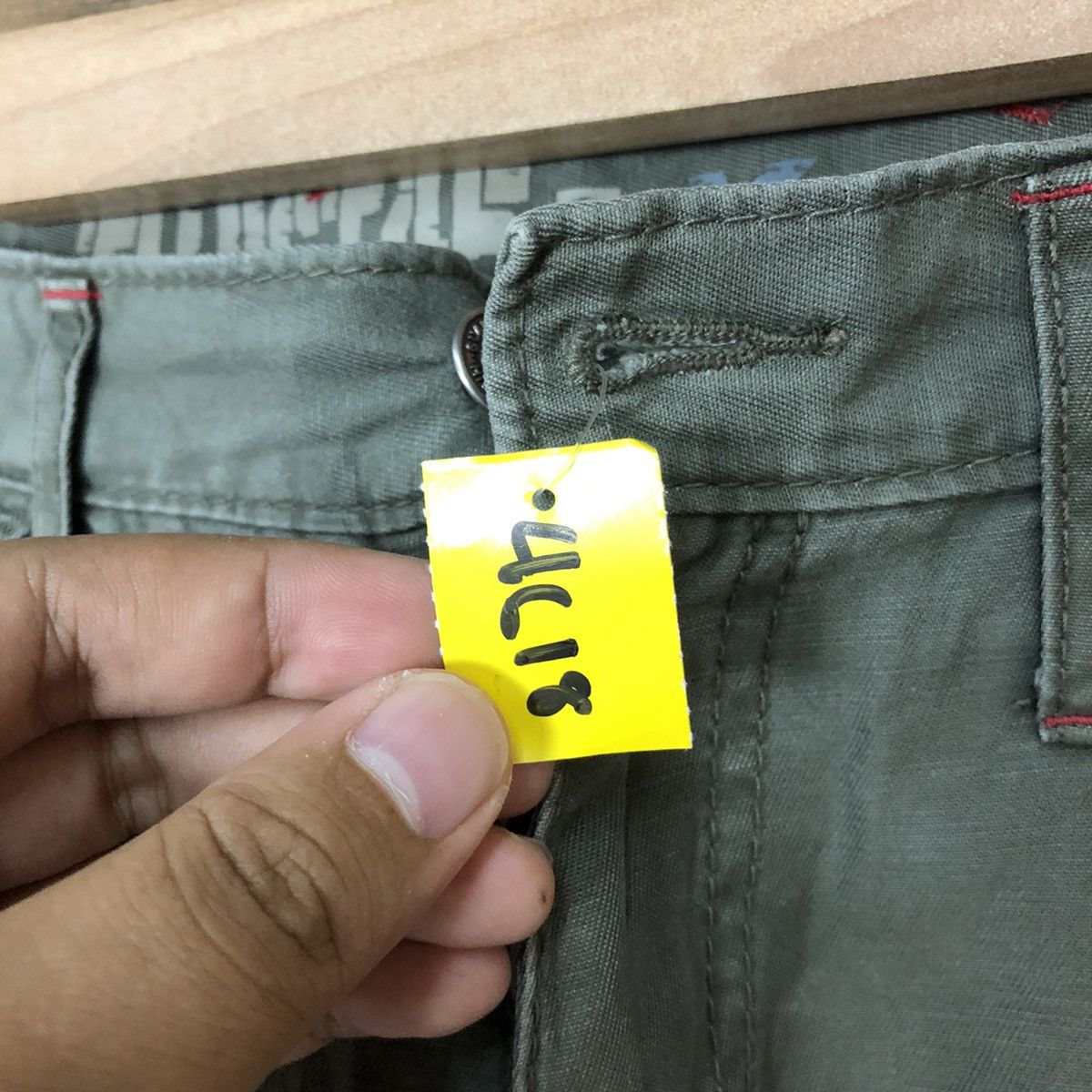 Japanese Brand Xebec twist multipocket utility Grey Cargo Pants #4618 Size US 33 - 10 Thumbnail