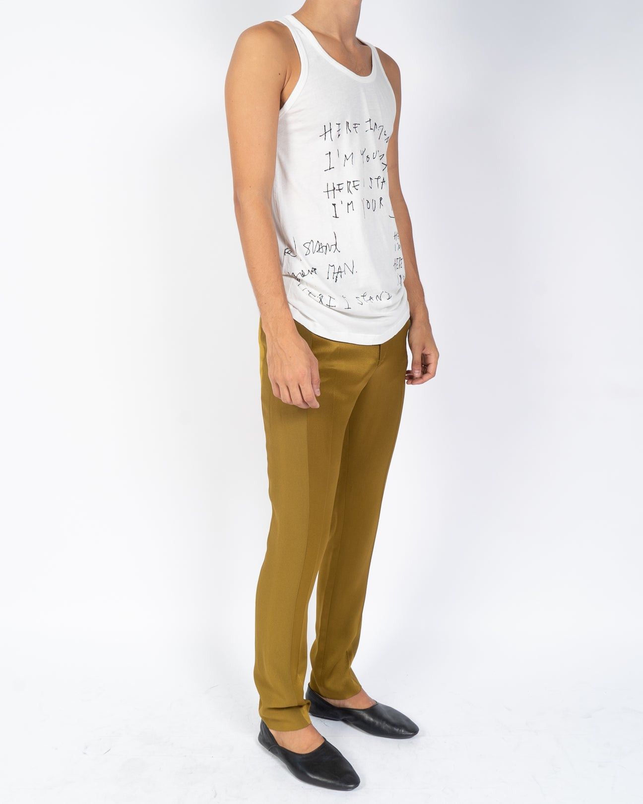 Haider Ackermann SS19 "I'm your Man" Embroidered Tanktop Size US S / EU 44-46 / 1 - 3 Thumbnail