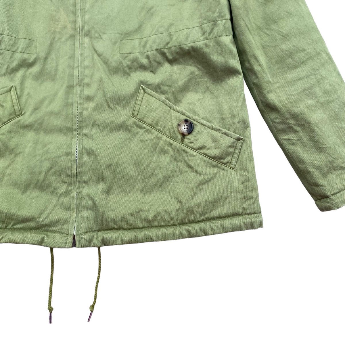 A.P.C. APC Olive Canvas Hoodie Size US M / EU 48-50 / 2 - 3 Thumbnail