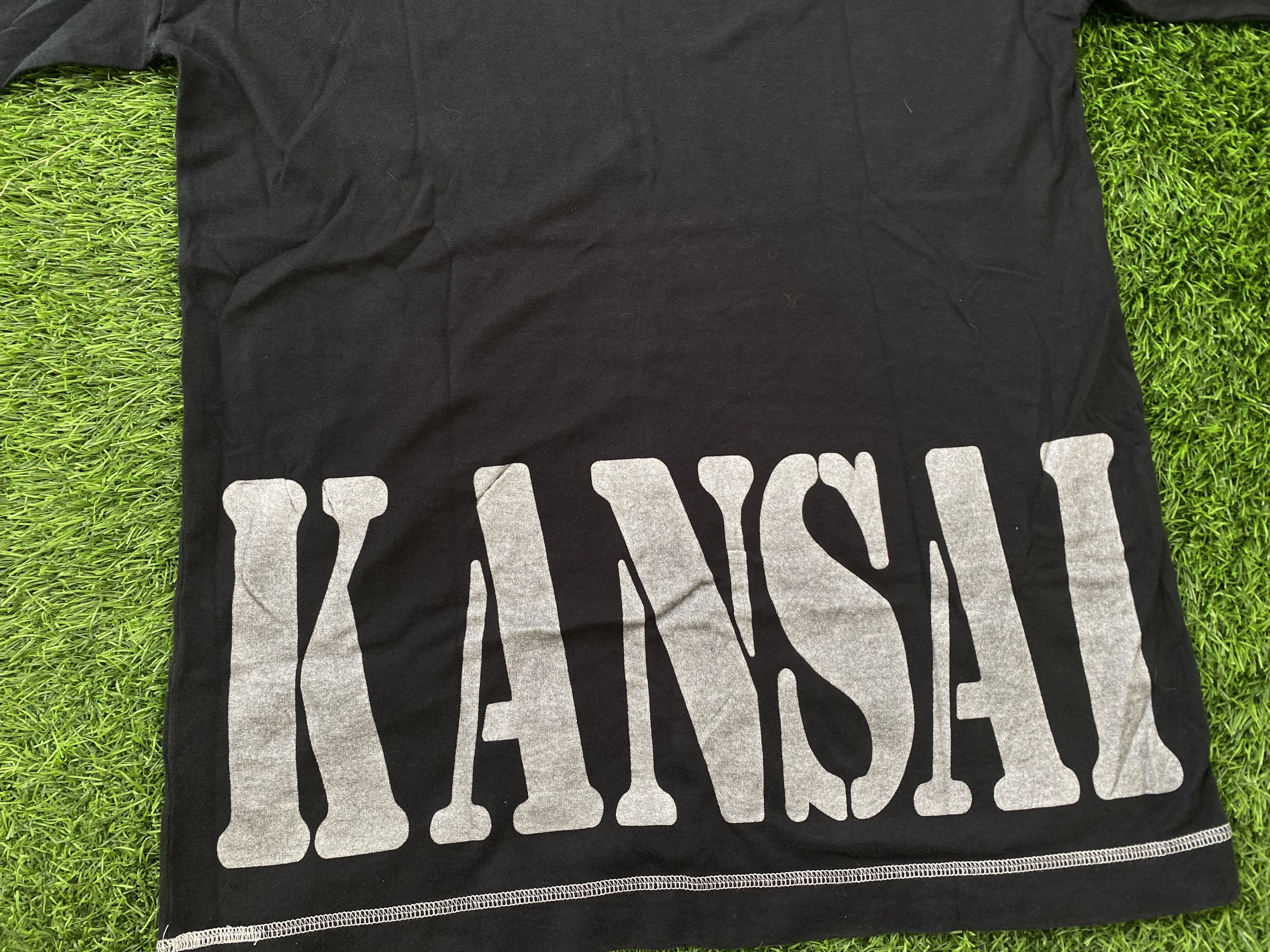 Japanese Brand × Kansai Yamamoto Vintage Kansai O2 Rainbow Spellout and Back Hit Tee Size US M / EU 48-50 / 2 - 5 Thumbnail