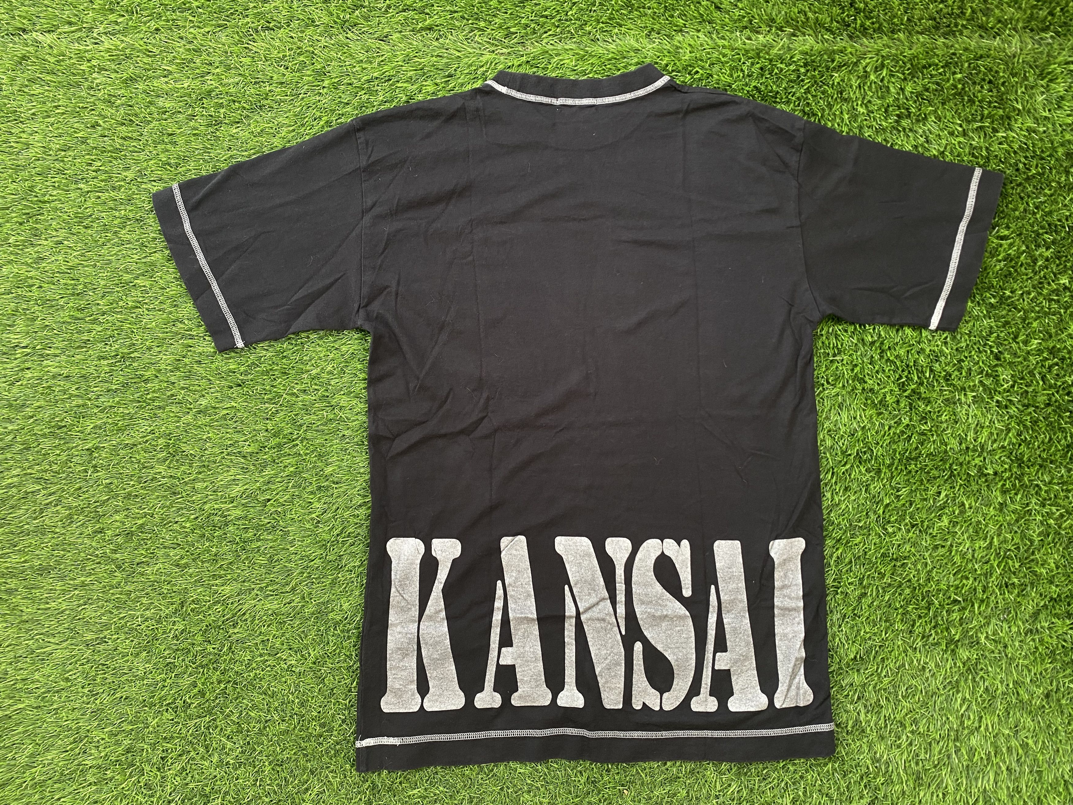 Japanese Brand × Kansai Yamamoto Vintage Kansai O2 Rainbow Spellout and Back Hit Tee Size US M / EU 48-50 / 2 - 2 Thumbnail