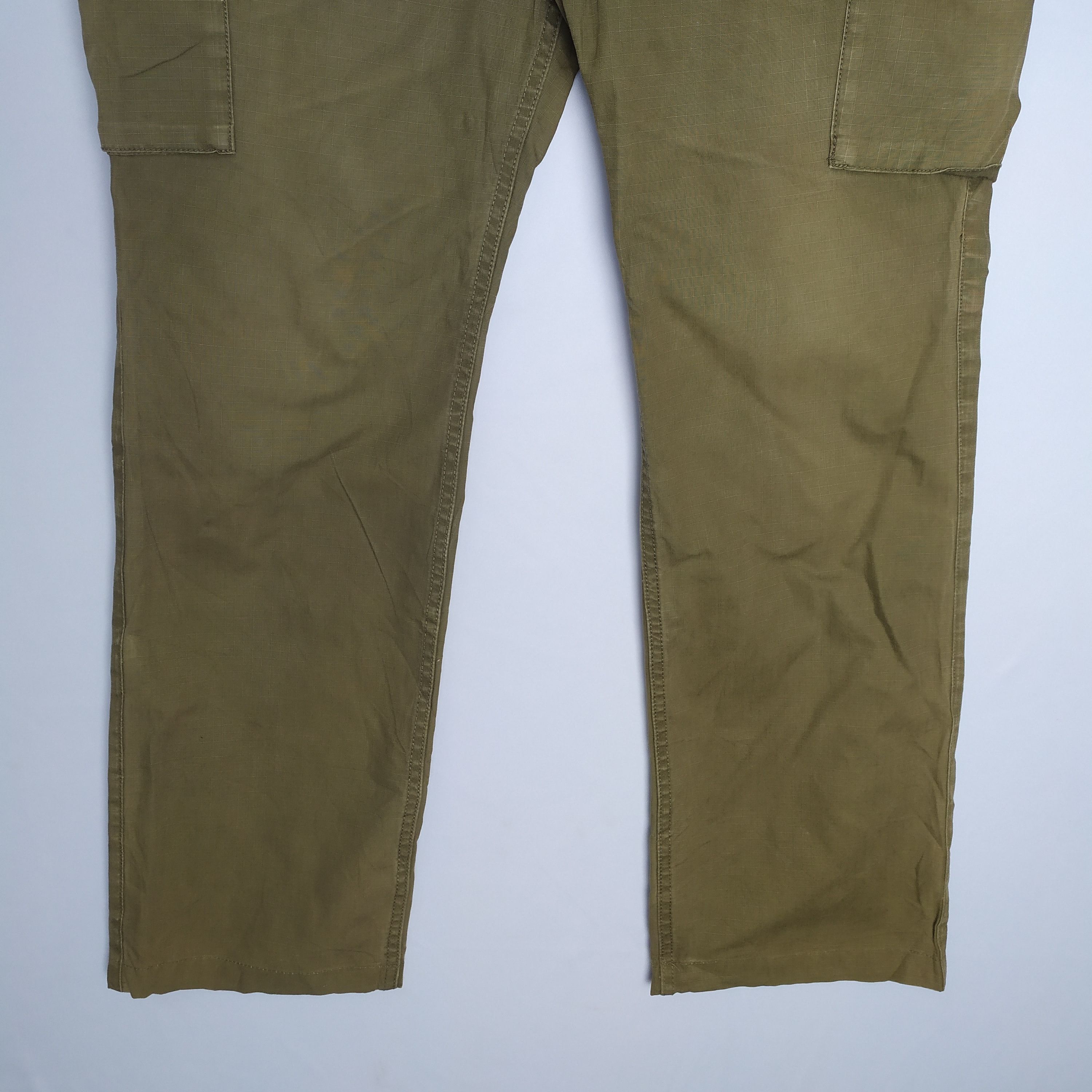 Designer × Japanese Brand Vintage Green Label Relaxing Faded Cargo Pants Size US 32 / EU 48 - 6 Thumbnail