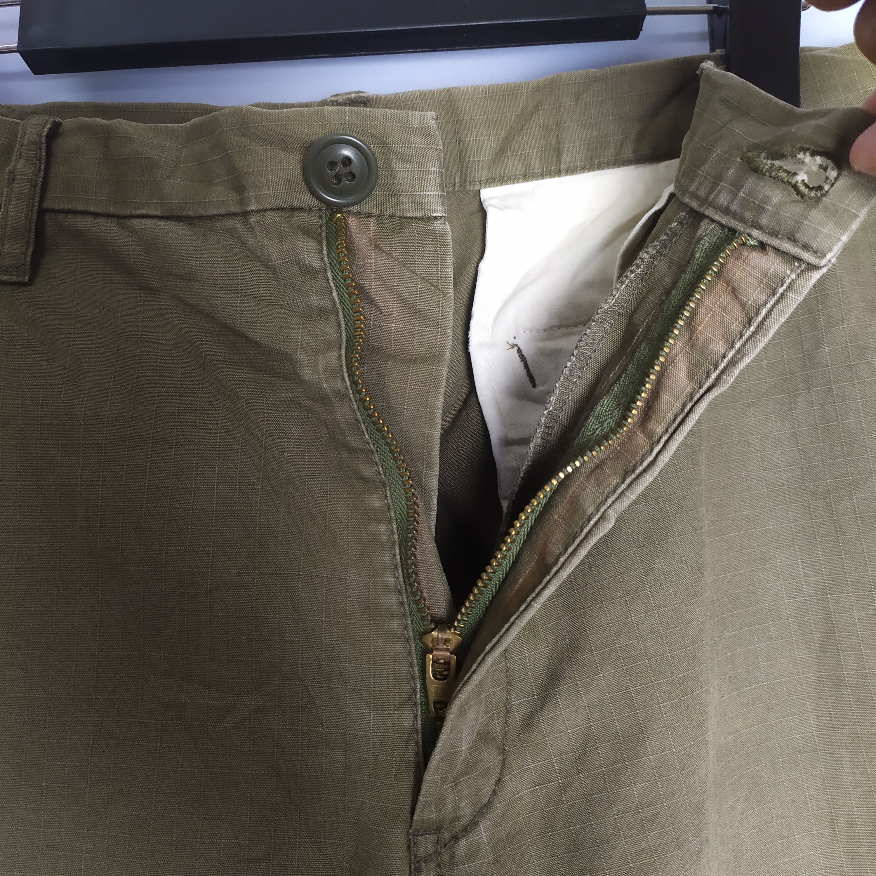 Designer × Japanese Brand Vintage Green Label Relaxing Faded Cargo Pants Size US 32 / EU 48 - 8 Thumbnail