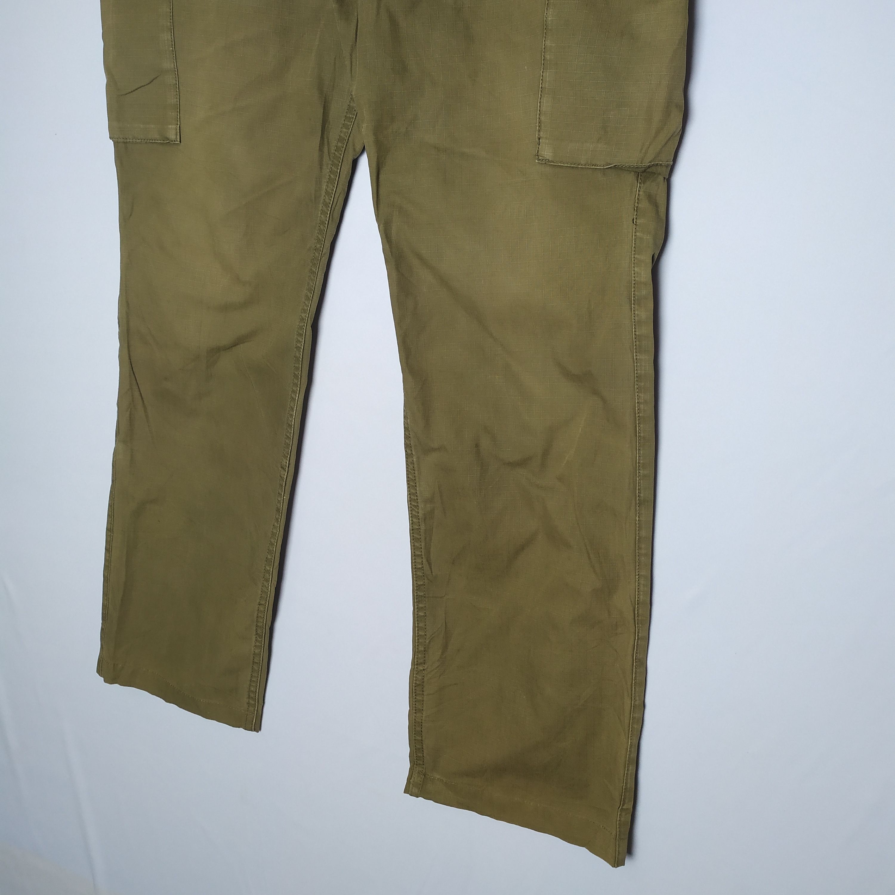Designer × Japanese Brand Vintage Green Label Relaxing Faded Cargo Pants Size US 32 / EU 48 - 7 Thumbnail