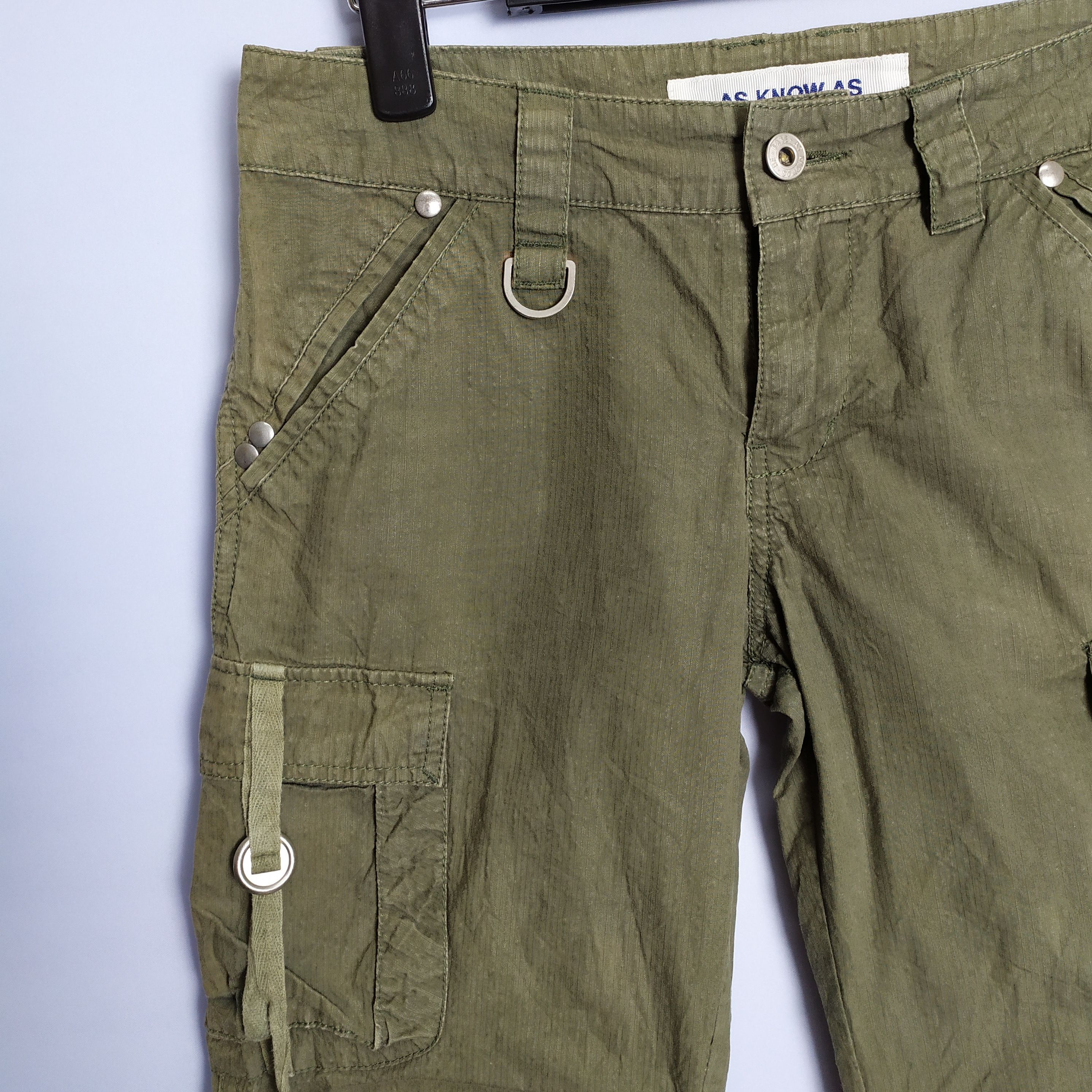Designer × Japanese Brand As Know As Streetwear Cargo Pants Multipocket Tactical Size US 28 / EU 44 - 3 Thumbnail