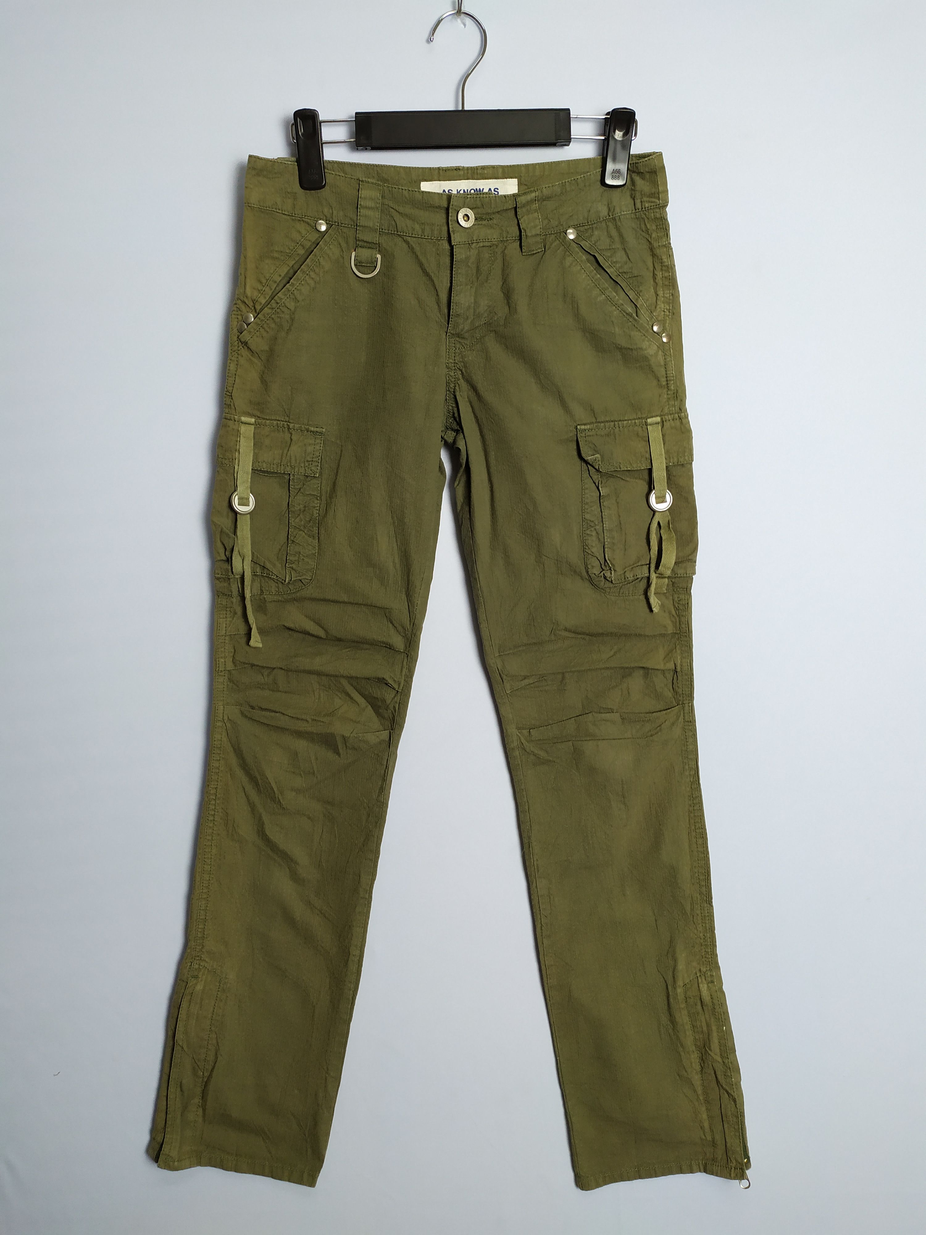 Designer × Japanese Brand As Know As Streetwear Cargo Pants Multipocket Tactical Size US 28 / EU 44 - 1 Thumbnail
