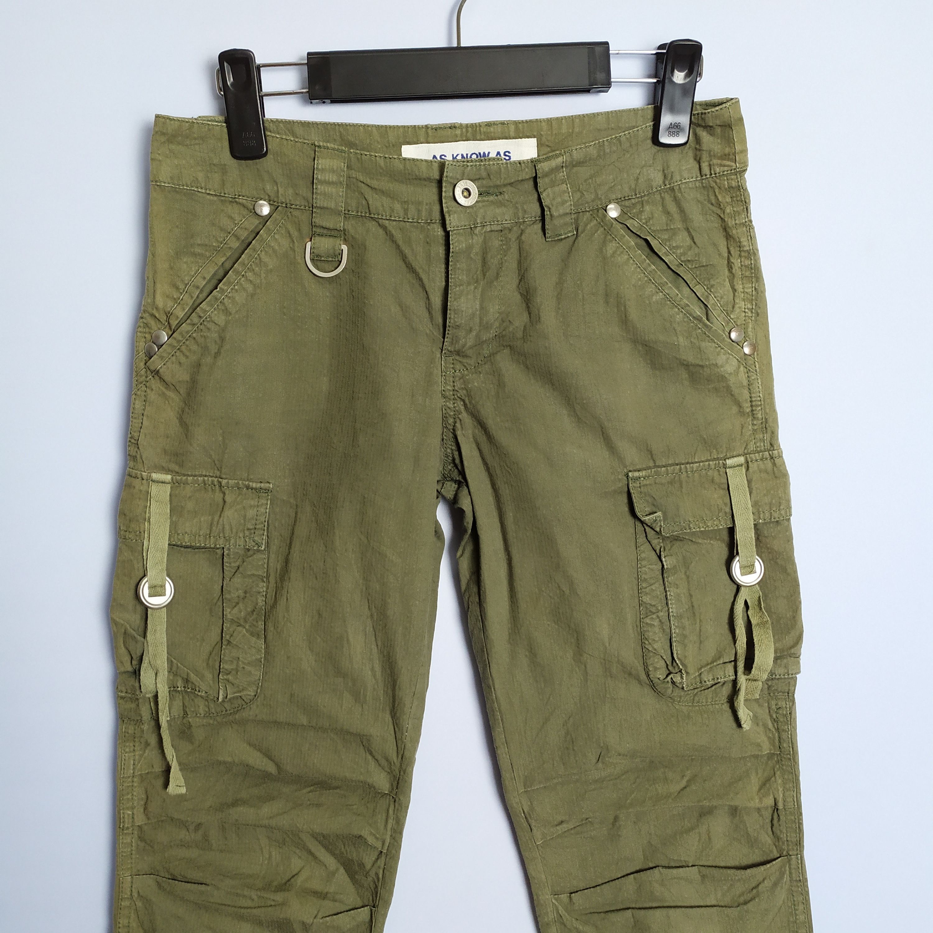 Designer × Japanese Brand As Know As Streetwear Cargo Pants Multipocket Tactical Size US 28 / EU 44 - 2 Thumbnail