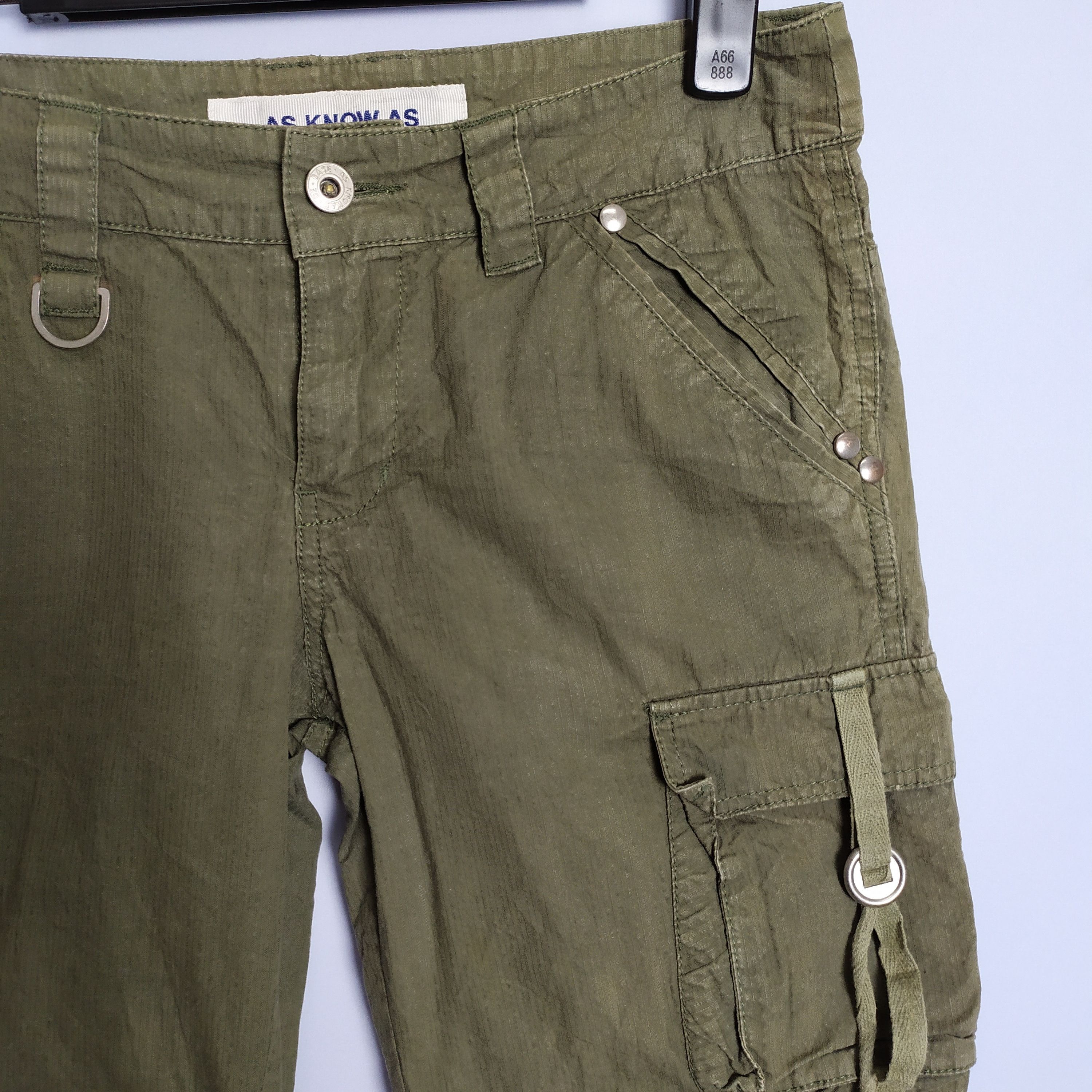 Designer × Japanese Brand As Know As Streetwear Cargo Pants Multipocket Tactical Size US 28 / EU 44 - 4 Thumbnail