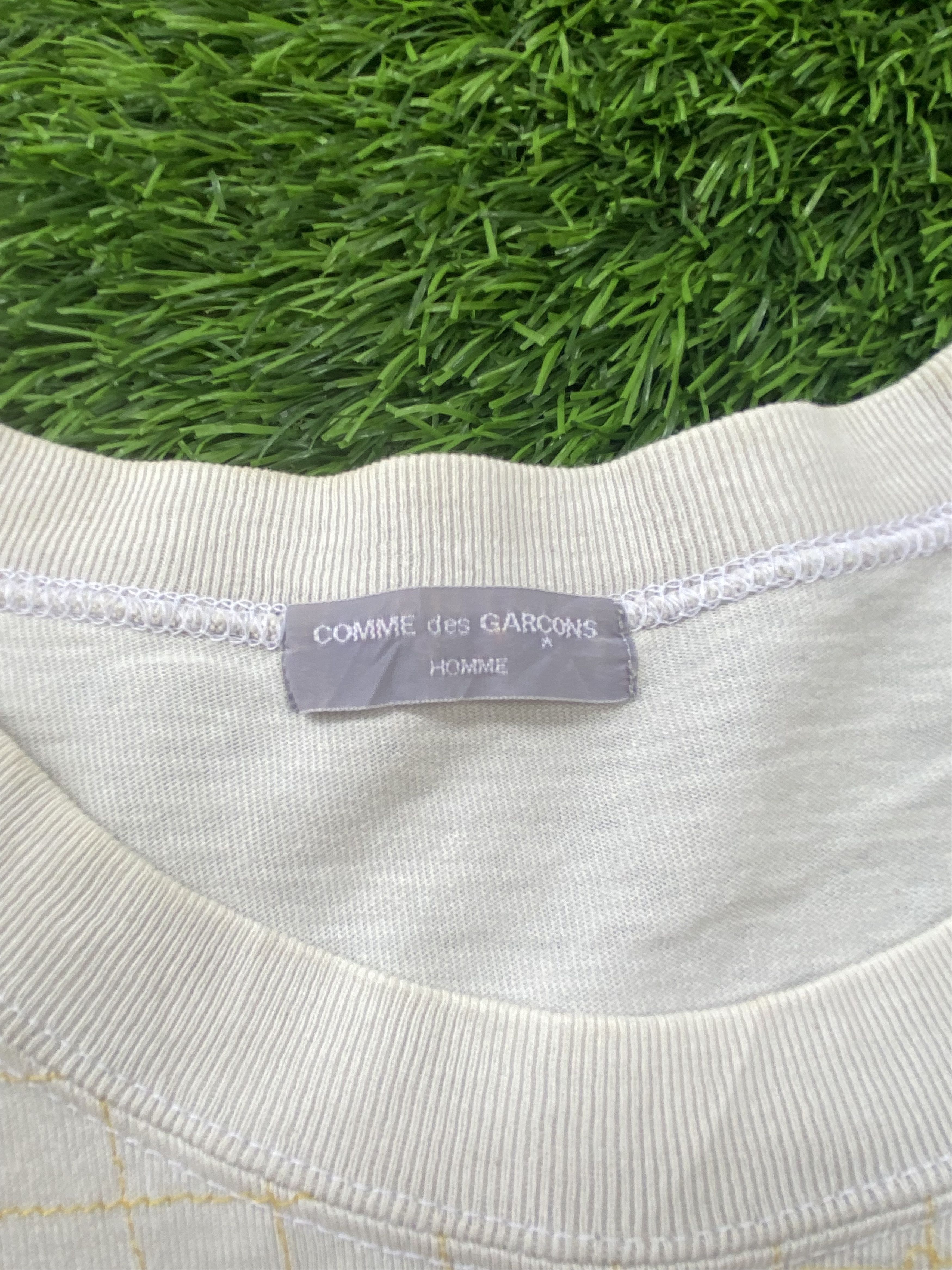 Comme des Garcons Vintage Comme des Garcons Plaid Basic Tee AD 2002 Size US M / EU 48-50 / 2 - 4 Thumbnail