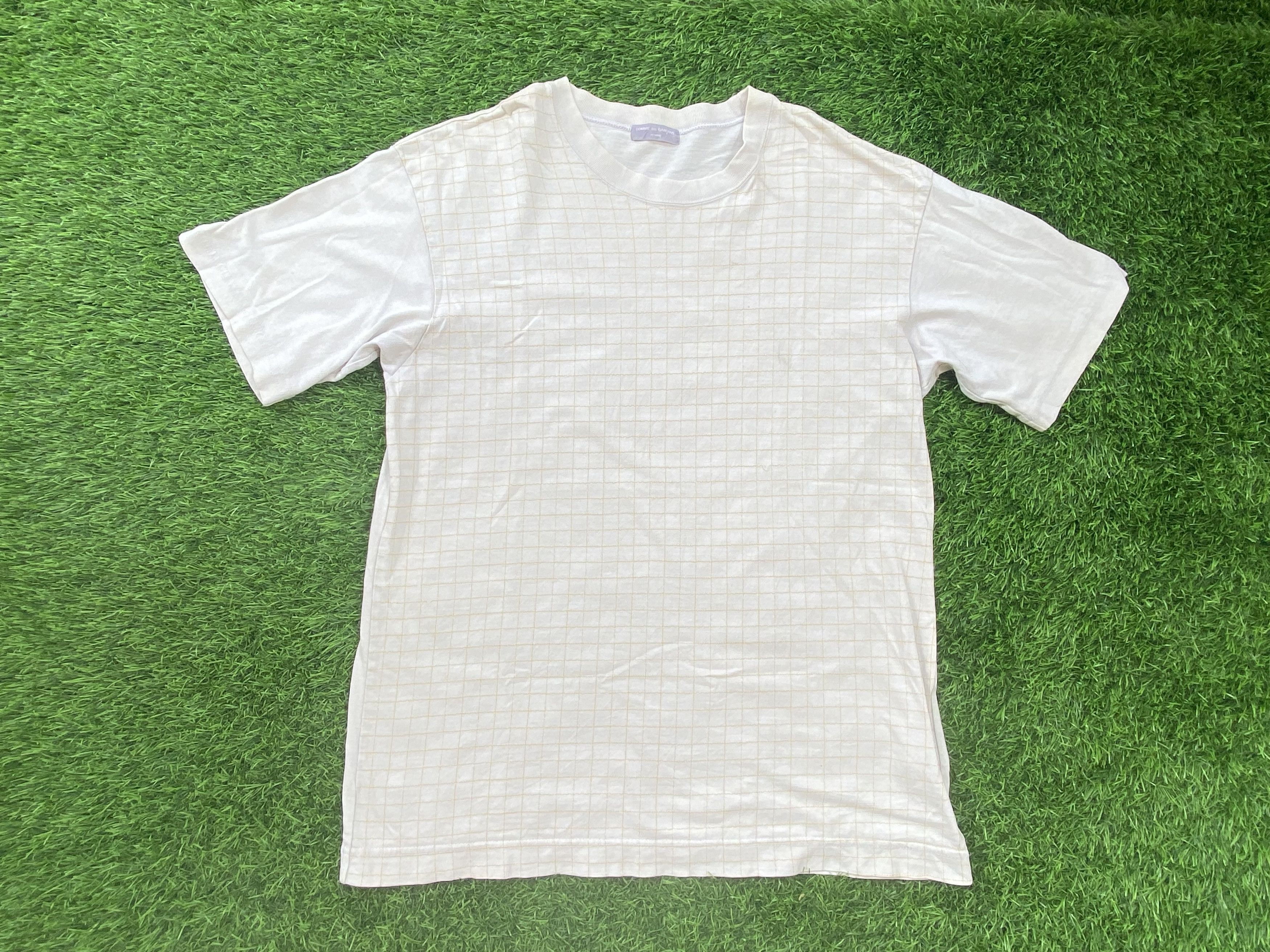 Comme des Garcons Vintage Comme des Garcons Plaid Basic Tee AD 2002 Size US M / EU 48-50 / 2 - 1 Thumbnail