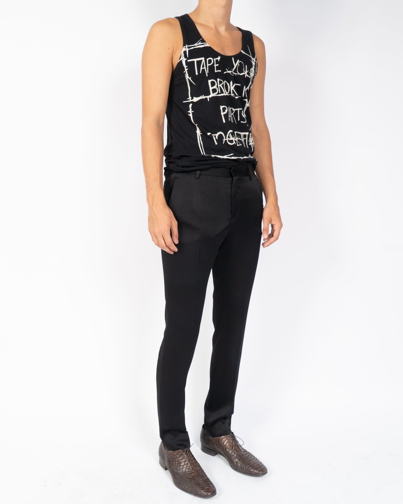 Haider Ackermann SS19 Black Broken Parts Tanktop Size US L / EU 52-54 / 3 - 4 Thumbnail