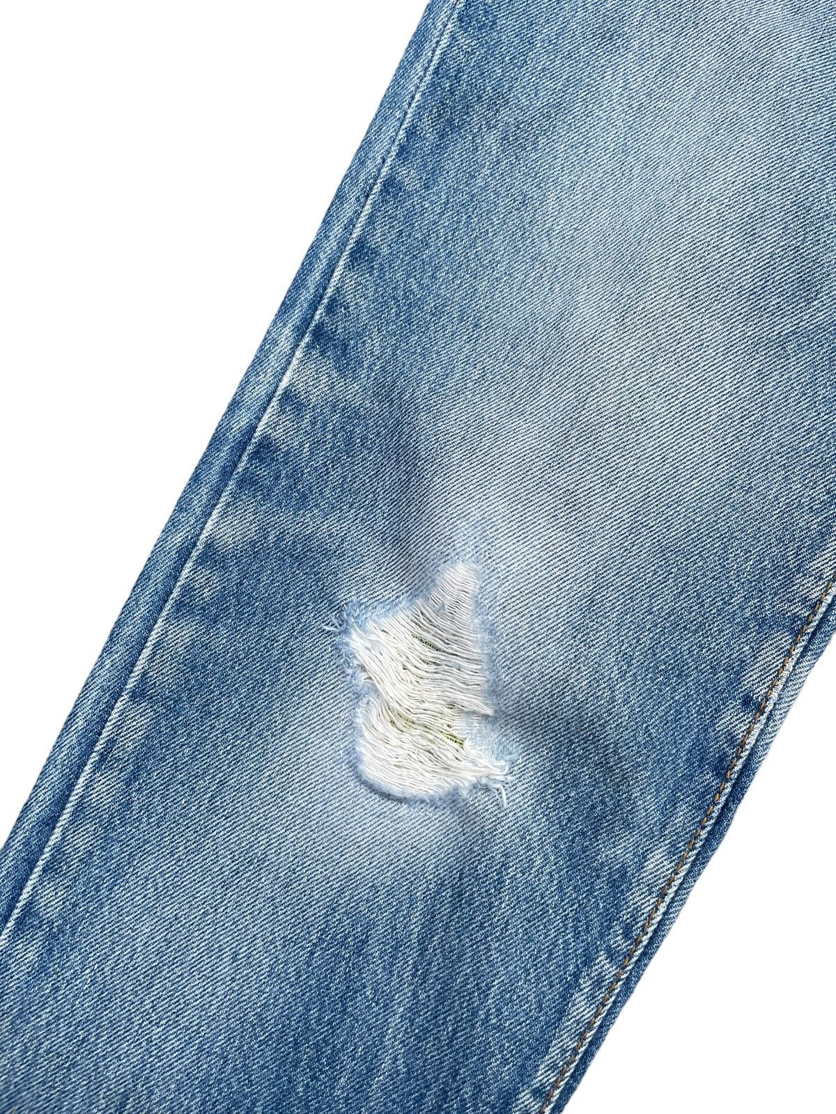 Levi's × Vintage Vintage 1991 Levis 501 e Kids Distresed Denim Size US 26 / EU 42 - 6 Thumbnail