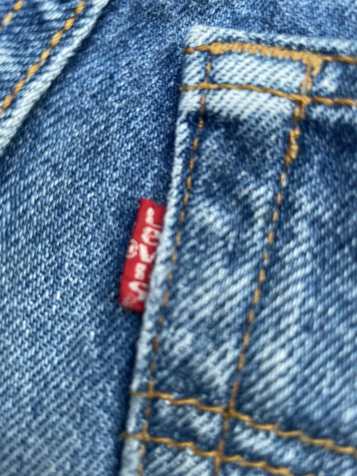 Levi's × Vintage Vintage 1991 Levis 501 e Kids Distresed Denim Size US 26 / EU 42 - 17 Thumbnail