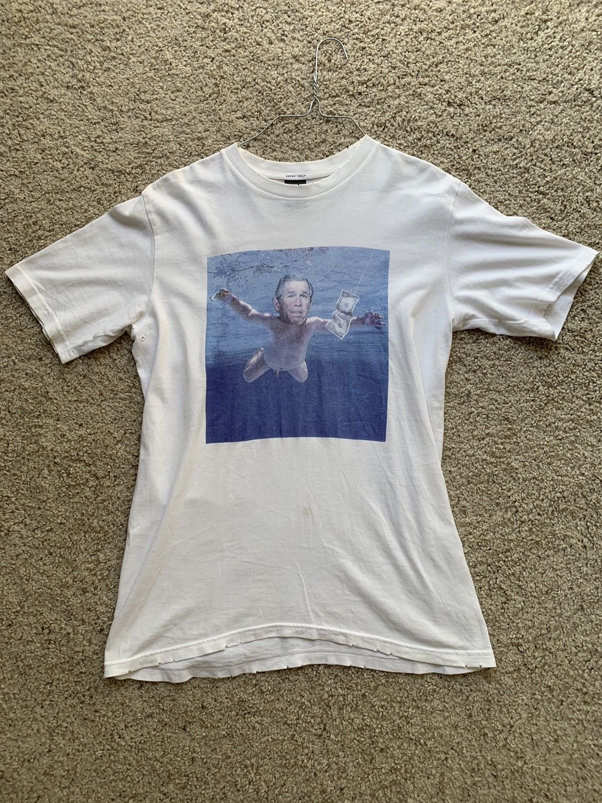 Number (N)ine Number Nine Bush Nirvana Baby Tee Japan Only | Grailed