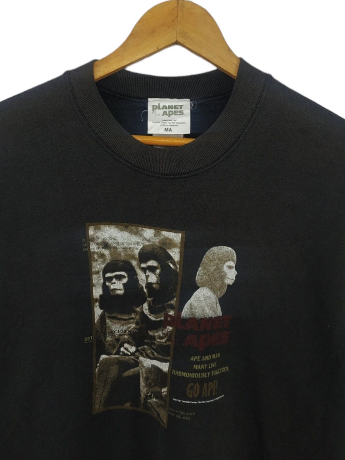 Vintage Vintage 90s Planet Of The Apes Movie. #G Size US M / EU 48-50 / 2 - 2 Thumbnail