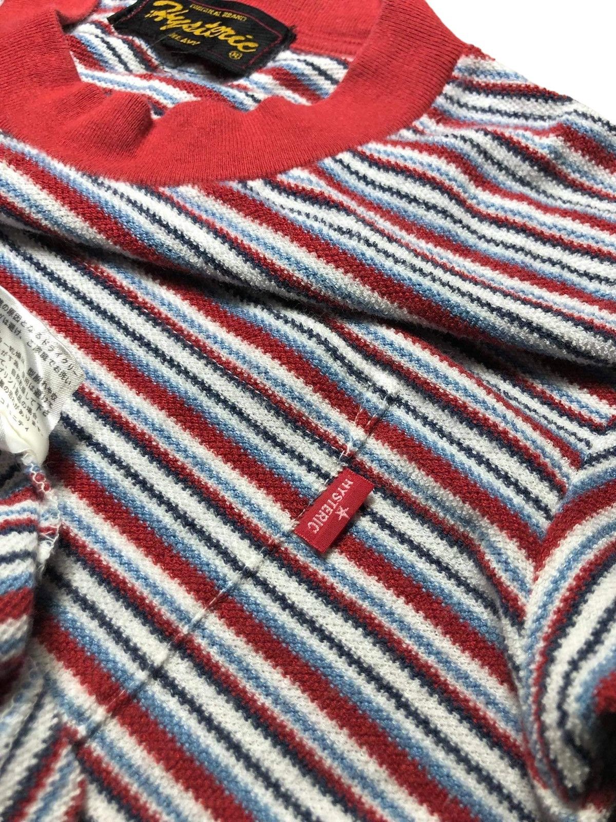 Hysteric Glamour × Japanese Brand Vintage Hysteric Glamour Pocket Striped Tee Size US M / EU 48-50 / 2 - 6 Thumbnail