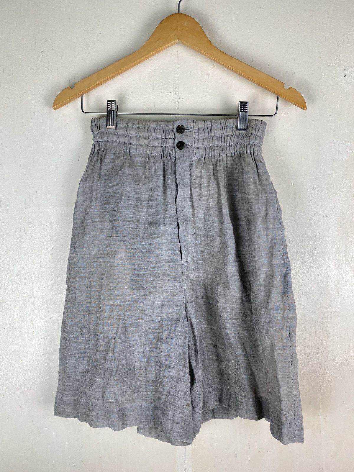 Comme des Garcons Vintage Comme des Garcons Linen short Size US 26 / EU 42 - 1 Thumbnail