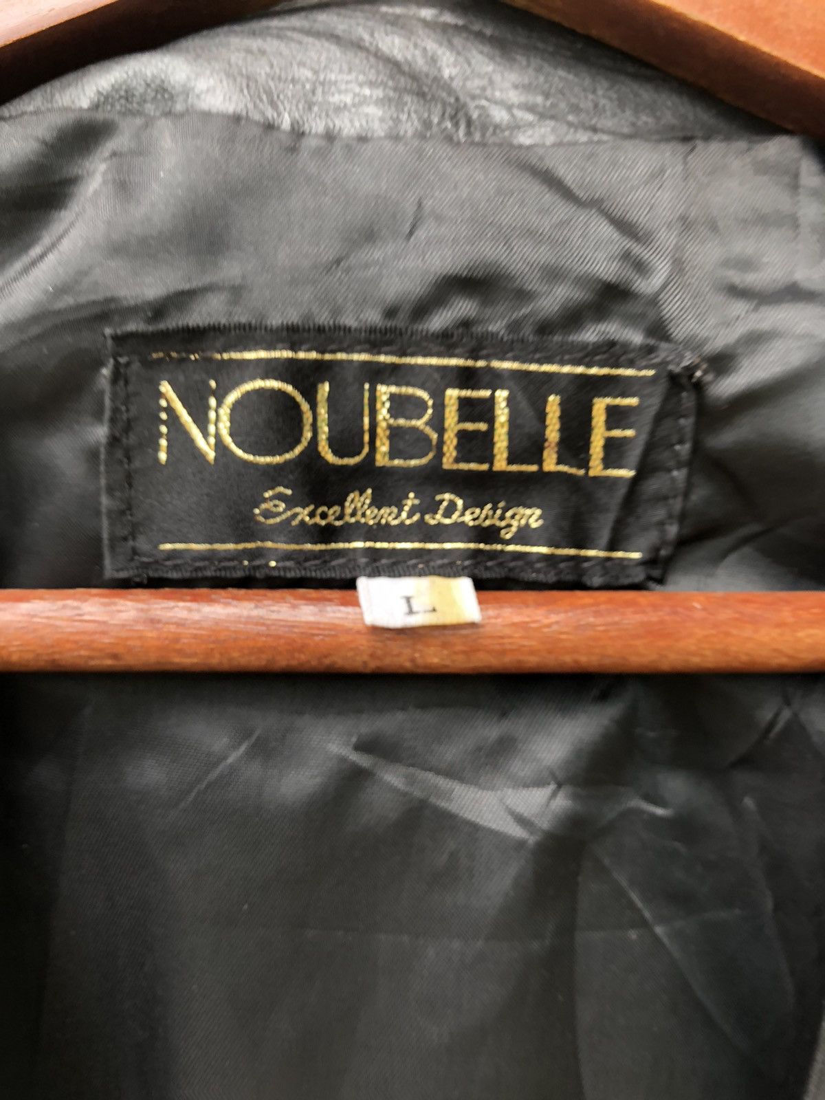 Genuine Leather Japanese Brand Noubelle Leather Vest Jacket Size US L / EU 52-54 / 3 - 3 Thumbnail