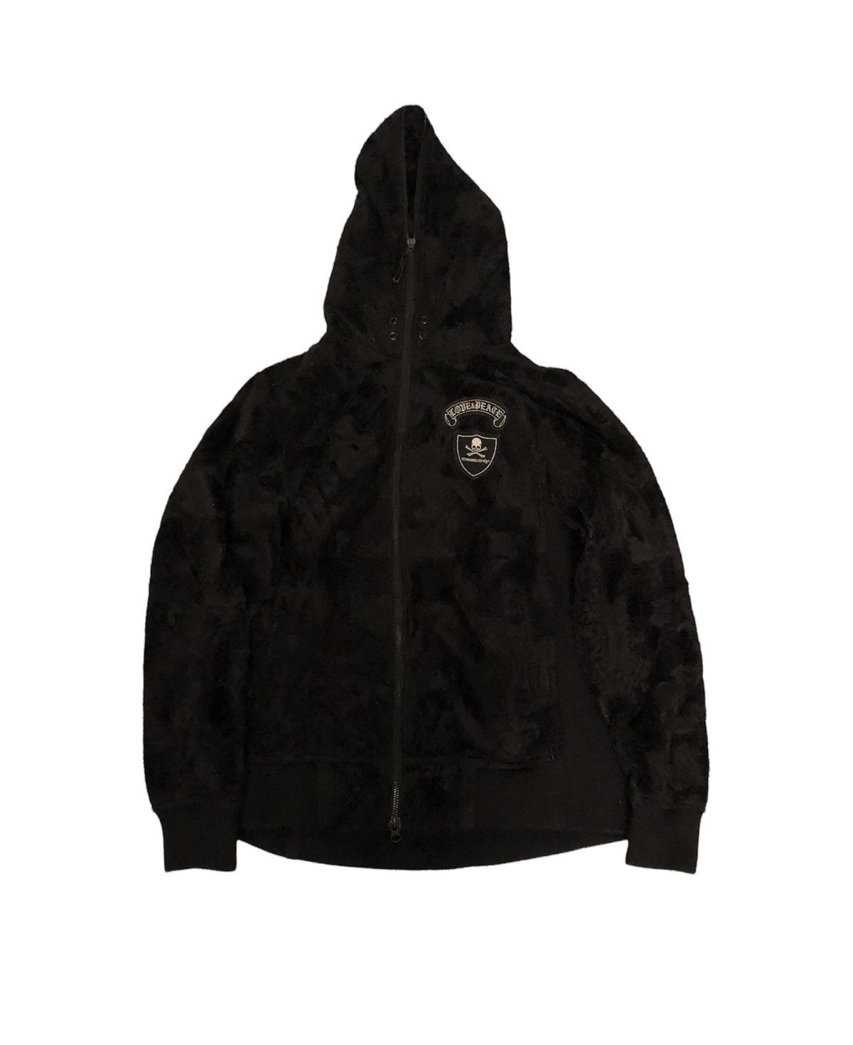 14th Addiction Japanese Brand Semantic Design Black Camo Fully zip Hoodie Size US M / EU 48-50 / 2 - 1 Thumbnail