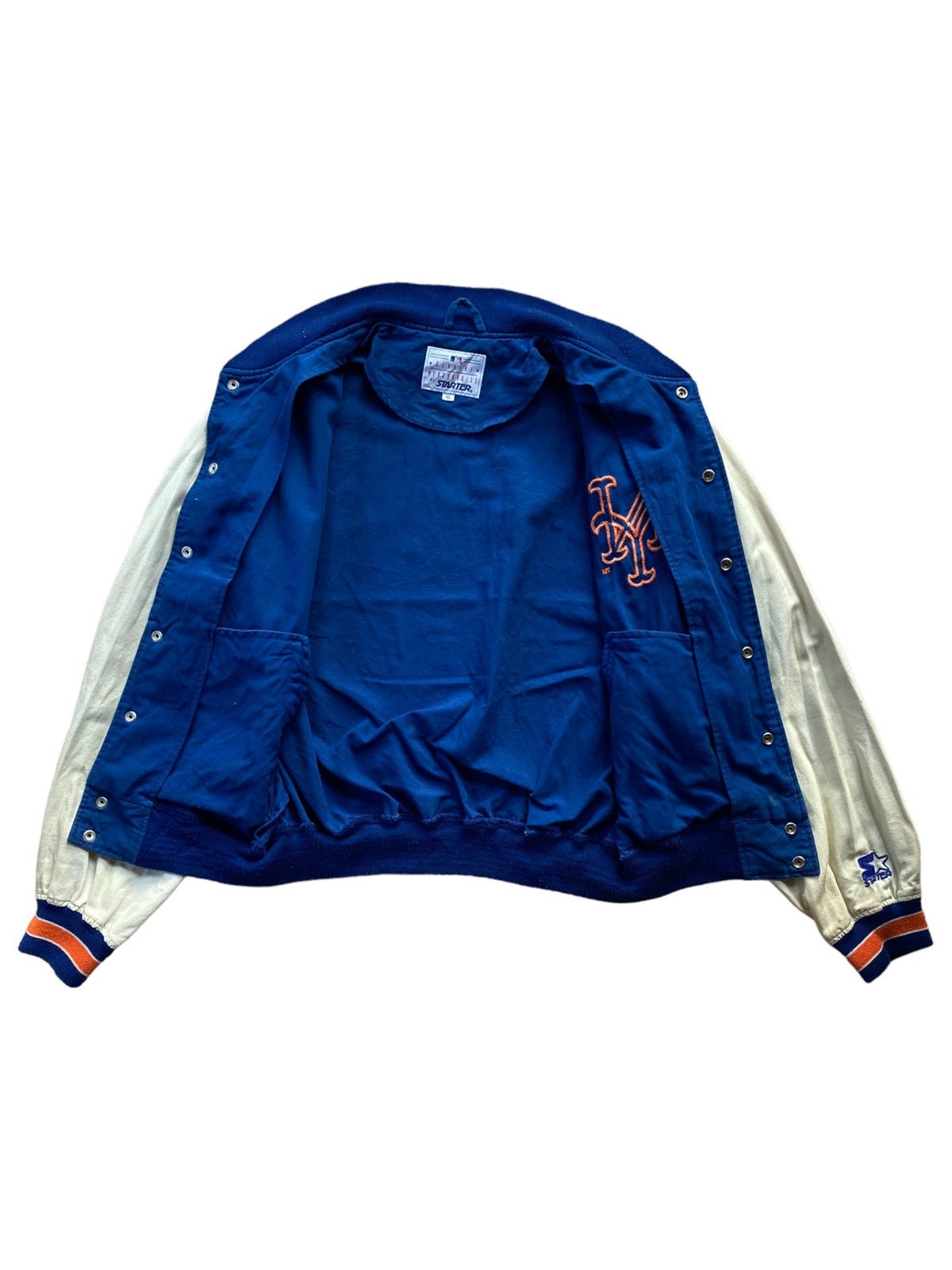 MLB Vintage 90s Starter New York MLB Jacket. #R1 Size US XL / EU 56 / 4 - 4 Thumbnail