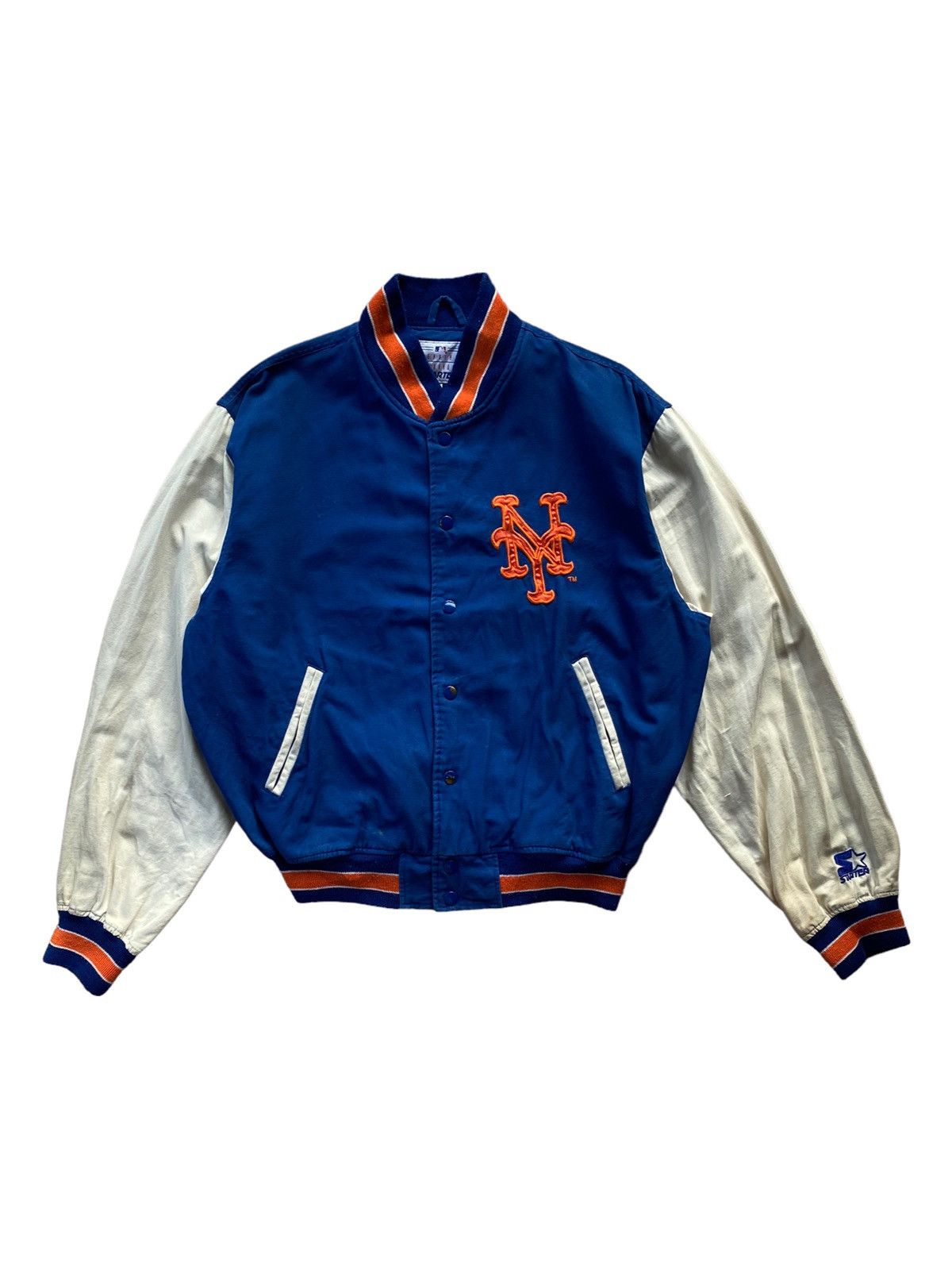 MLB Vintage 90s Starter New York MLB Jacket. #R1 Size US XL / EU 56 / 4 - 1 Thumbnail