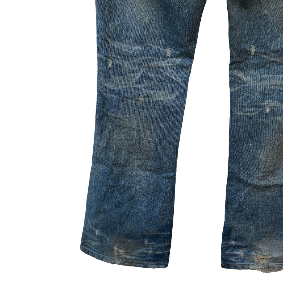 Japanese Brand JAPANESE BRAND VINTAGE LEE Bush pants DISTRESSED DENIM Size US 37 - 10 Thumbnail