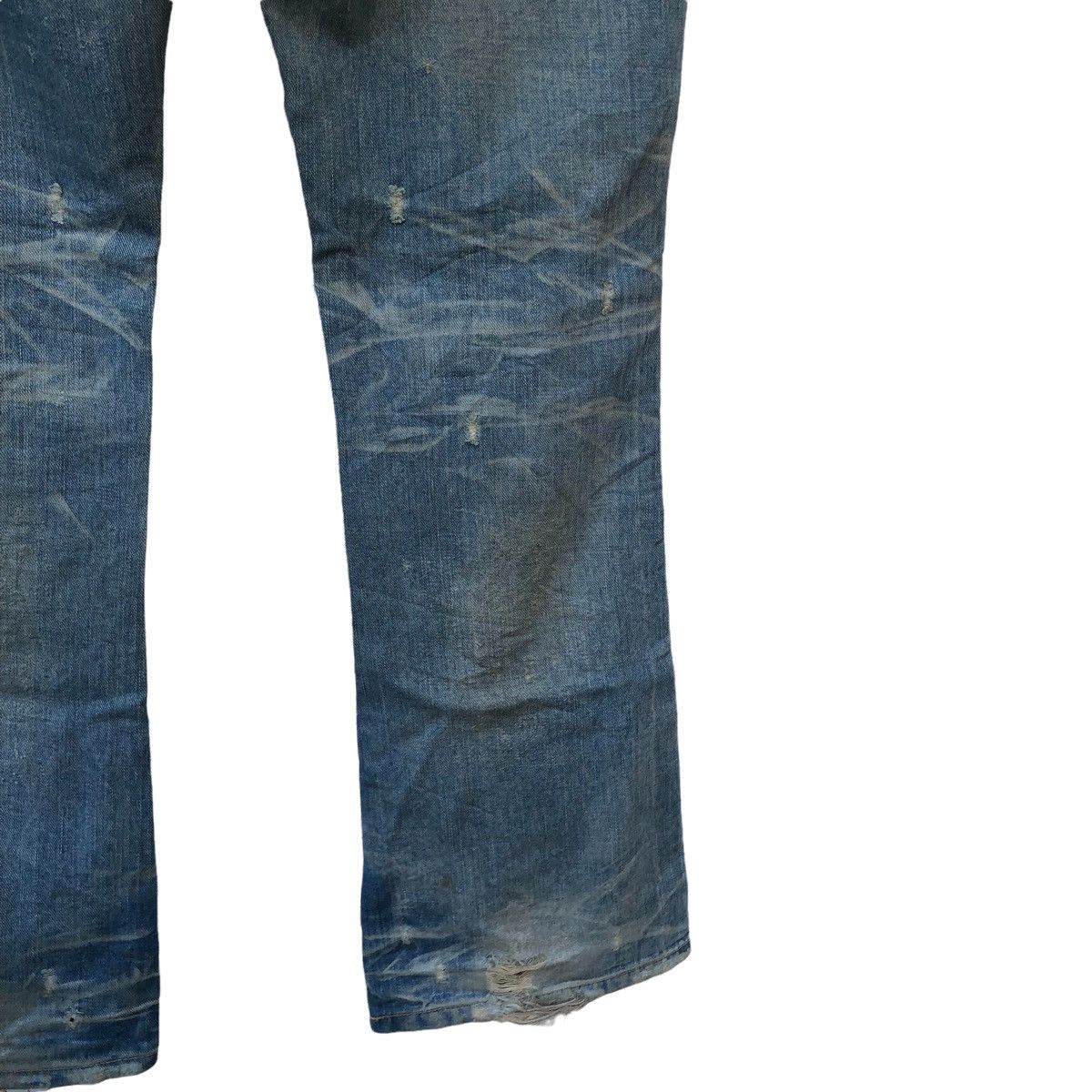 Japanese Brand JAPANESE BRAND VINTAGE LEE Bush pants DISTRESSED DENIM Size US 37 - 11 Thumbnail