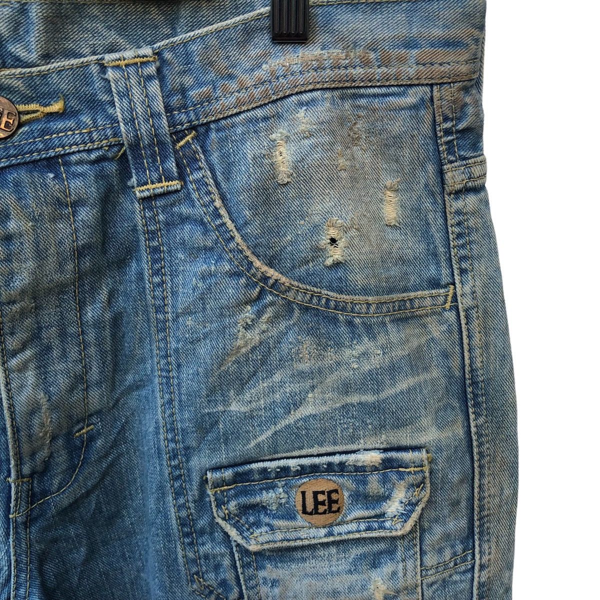 Japanese Brand JAPANESE BRAND VINTAGE LEE Bush pants DISTRESSED DENIM Size US 37 - 6 Thumbnail