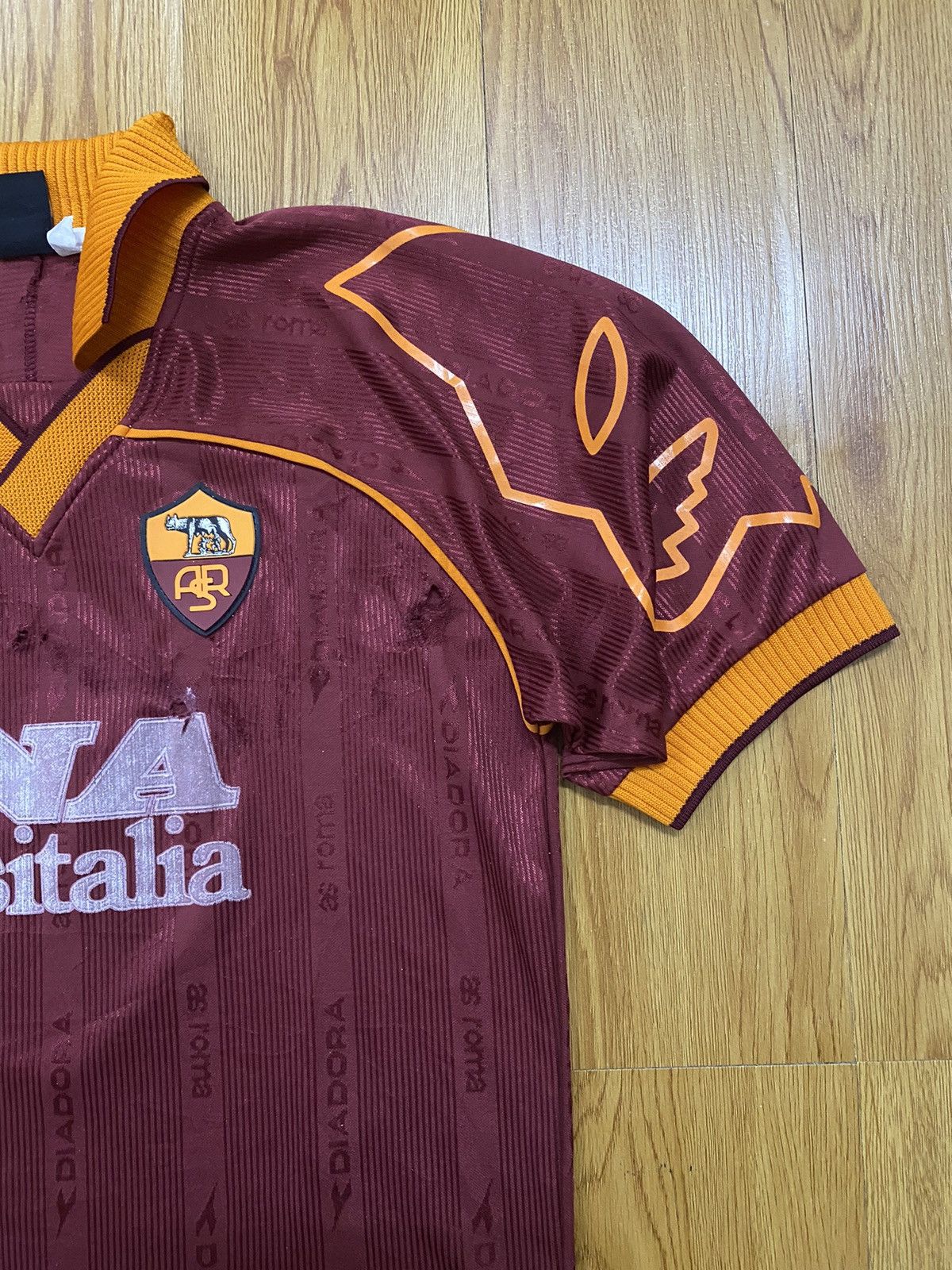 2000-01 Roma Home Shirt Nakata #8 - 7/10 - (M)