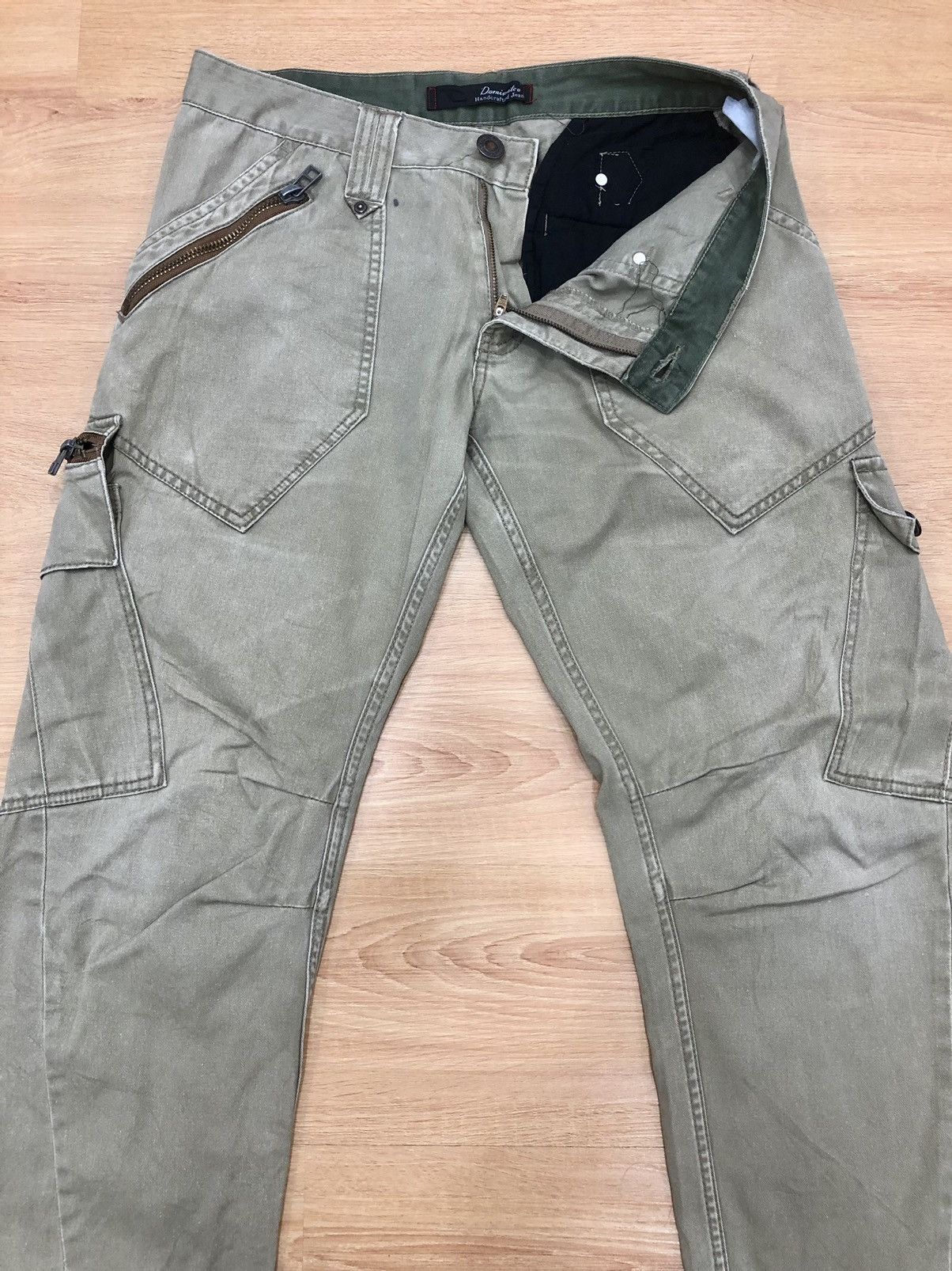 Japanese Brand dominate handcrafted cargo pants back buckle multipocket Size US 31 - 2 Thumbnail