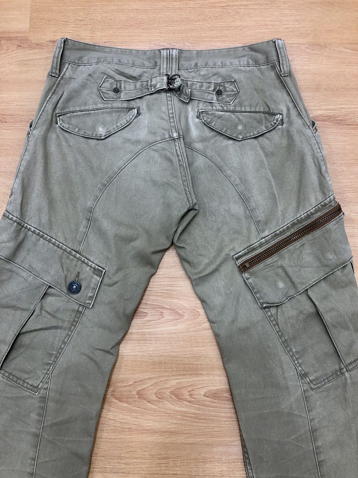 Japanese Brand dominate handcrafted cargo pants back buckle multipocket Size US 31 - 4 Thumbnail