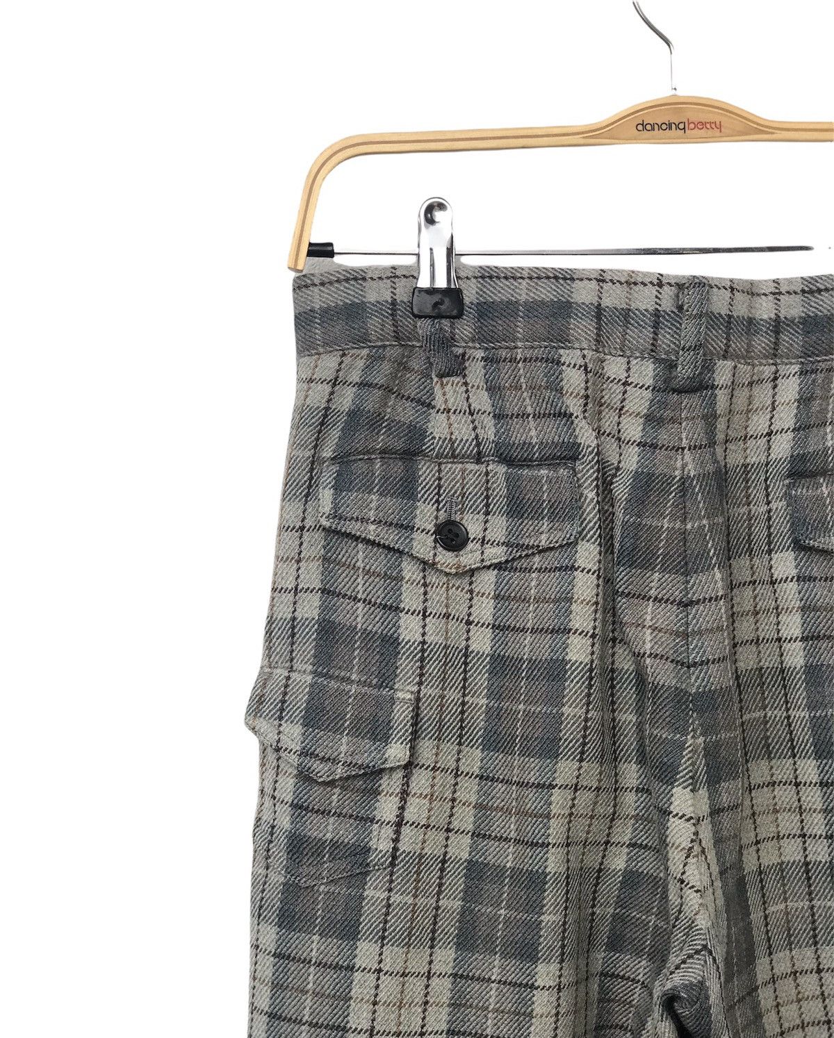 Japanese Brand Wool Cargo Pants by Prix De Beaute Size US 29 - 7 Thumbnail