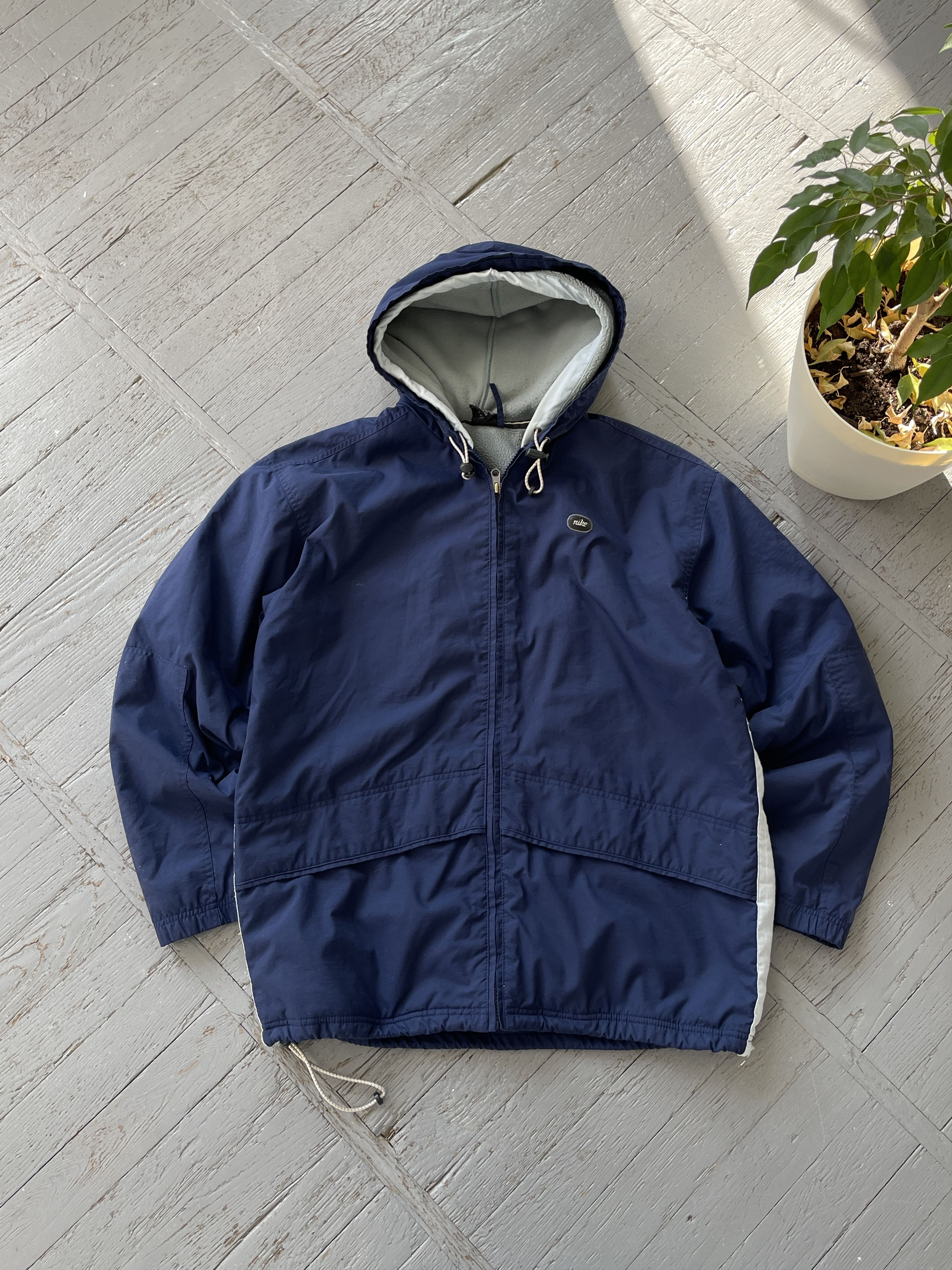 Nike × Vintage Rare Vintage Nike Technical Hooded Jacket Size US M / EU 48-50 / 2 - 4 Thumbnail