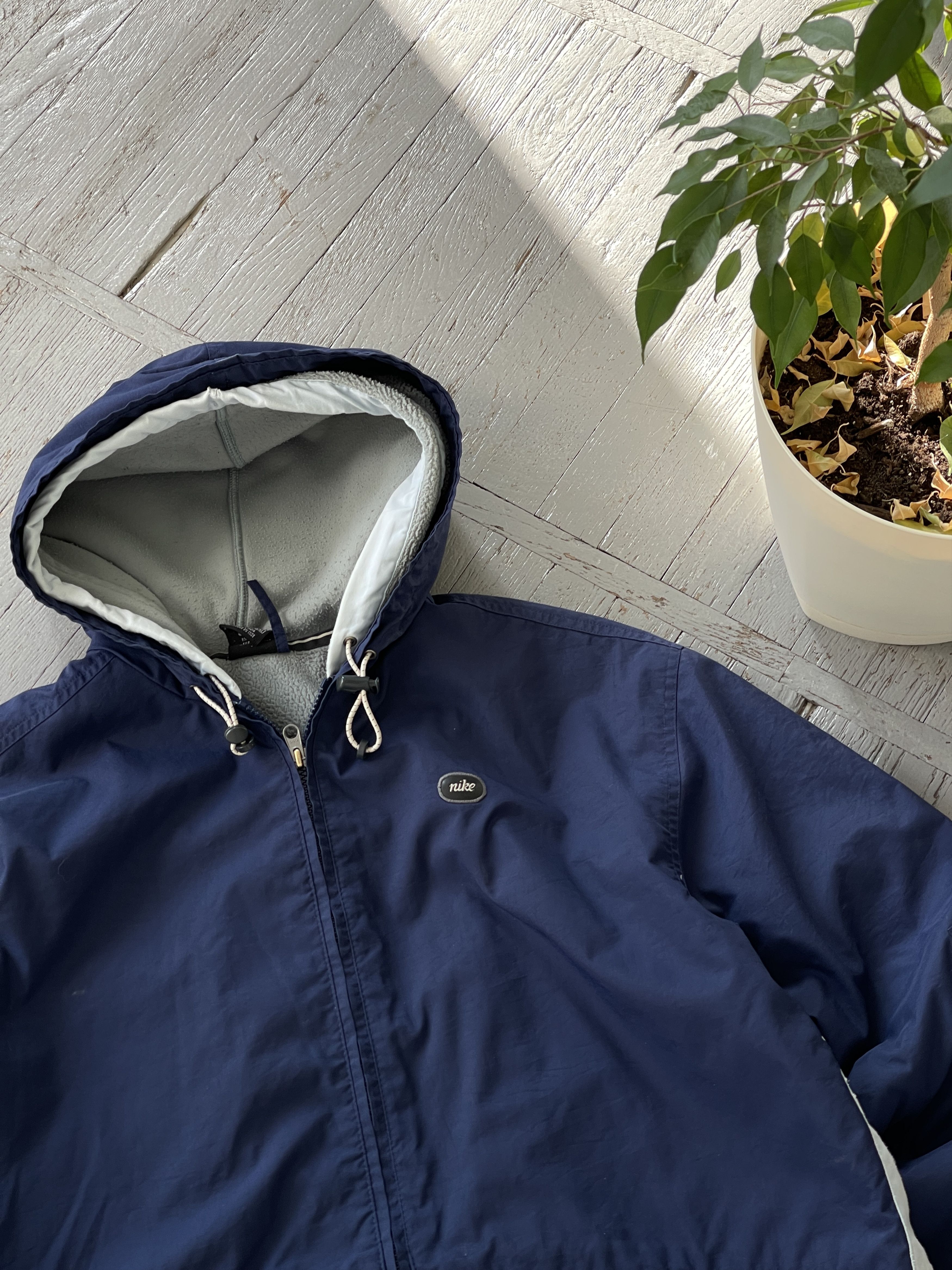 Nike × Vintage Rare Vintage Nike Technical Hooded Jacket Size US M / EU 48-50 / 2 - 6 Thumbnail