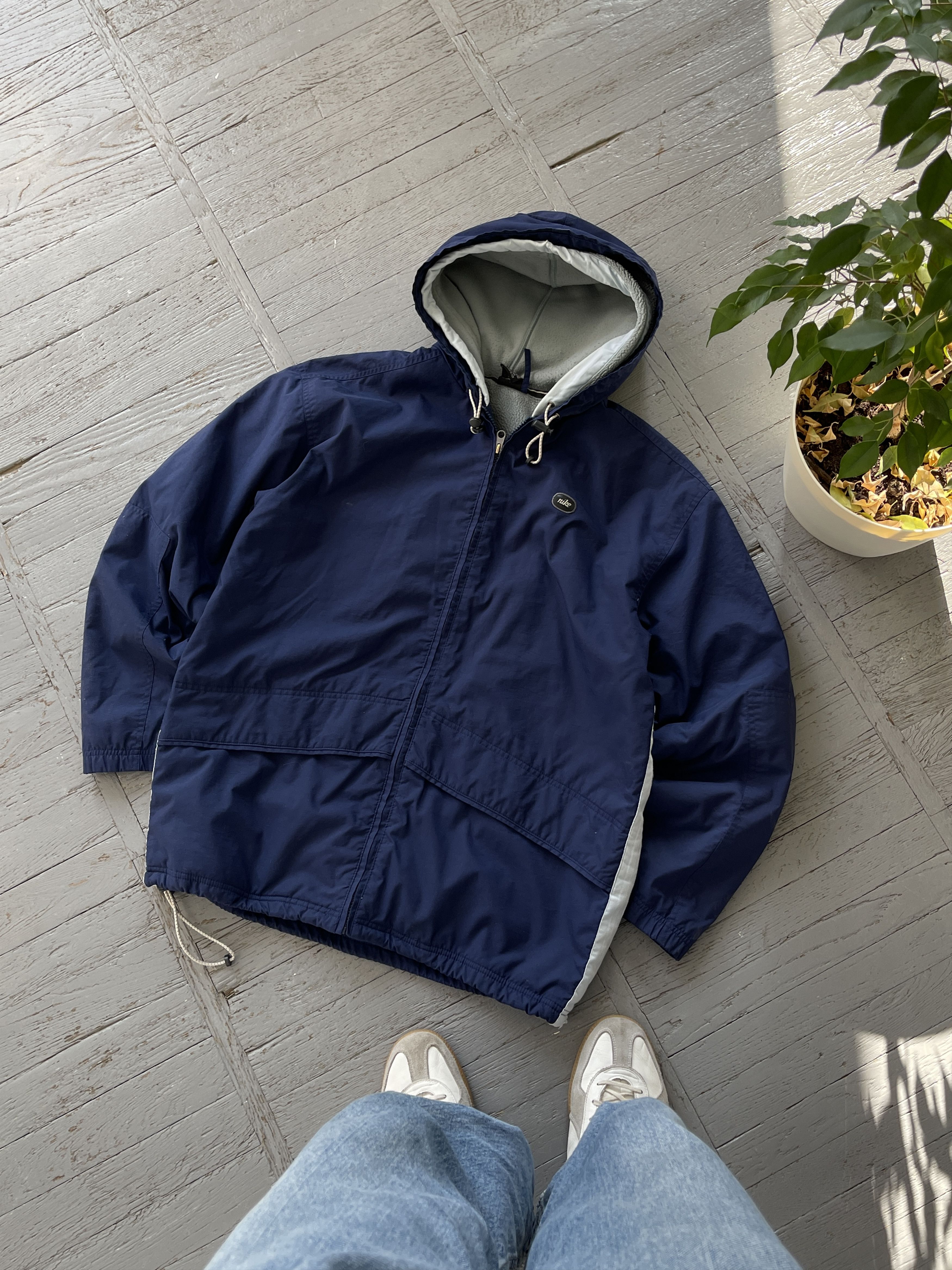 Nike × Vintage Rare Vintage Nike Technical Hooded Jacket Size US M / EU 48-50 / 2 - 1 Thumbnail