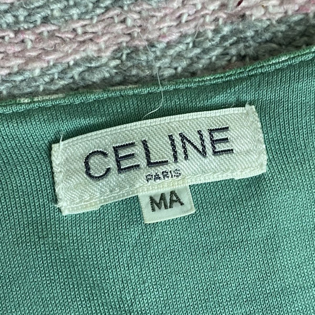 Celine × Vintage 💥Hot Item💥Vintage Celine Paris Stripe Shirt Size US L / EU 52-54 / 3 - 14 Thumbnail