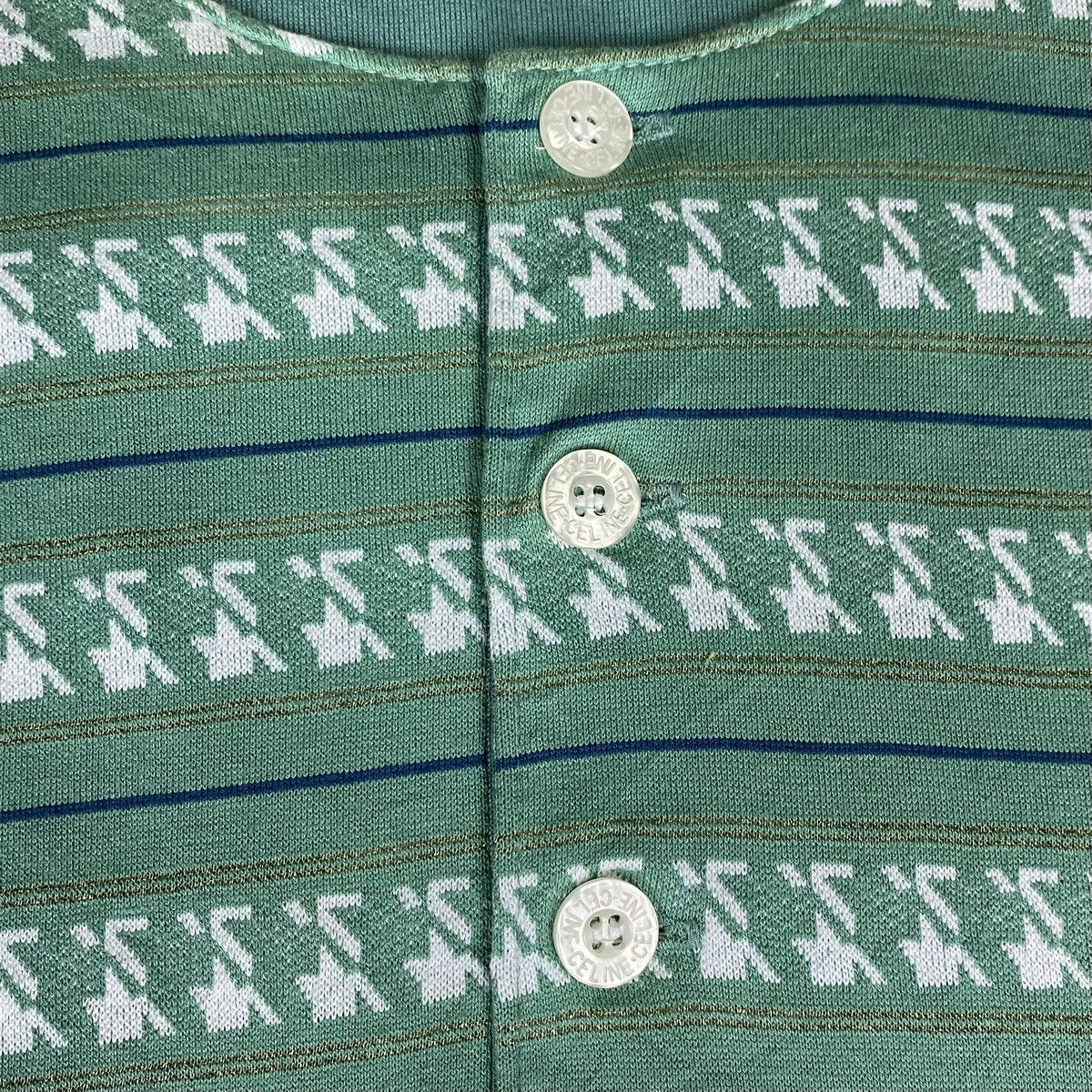 Celine × Vintage 💥Hot Item💥Vintage Celine Paris Stripe Shirt Size US L / EU 52-54 / 3 - 8 Thumbnail