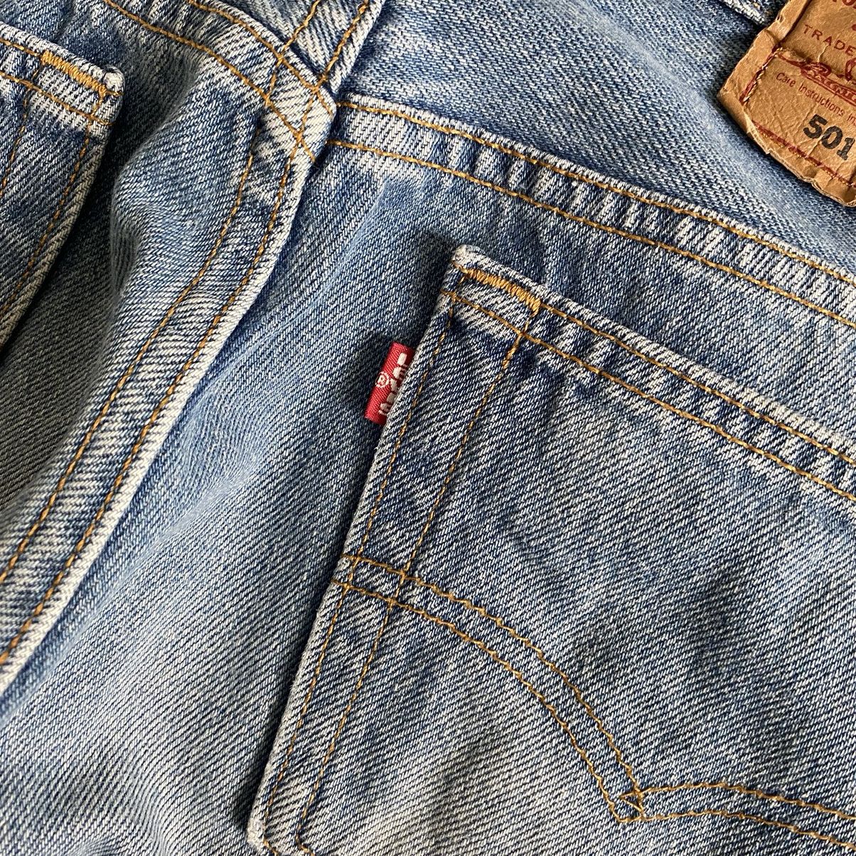 Levi's Size 28x33 Vintage 90's Levi's 501 Washed Blue Jeans Size US 28 / EU 44 - 13 Thumbnail