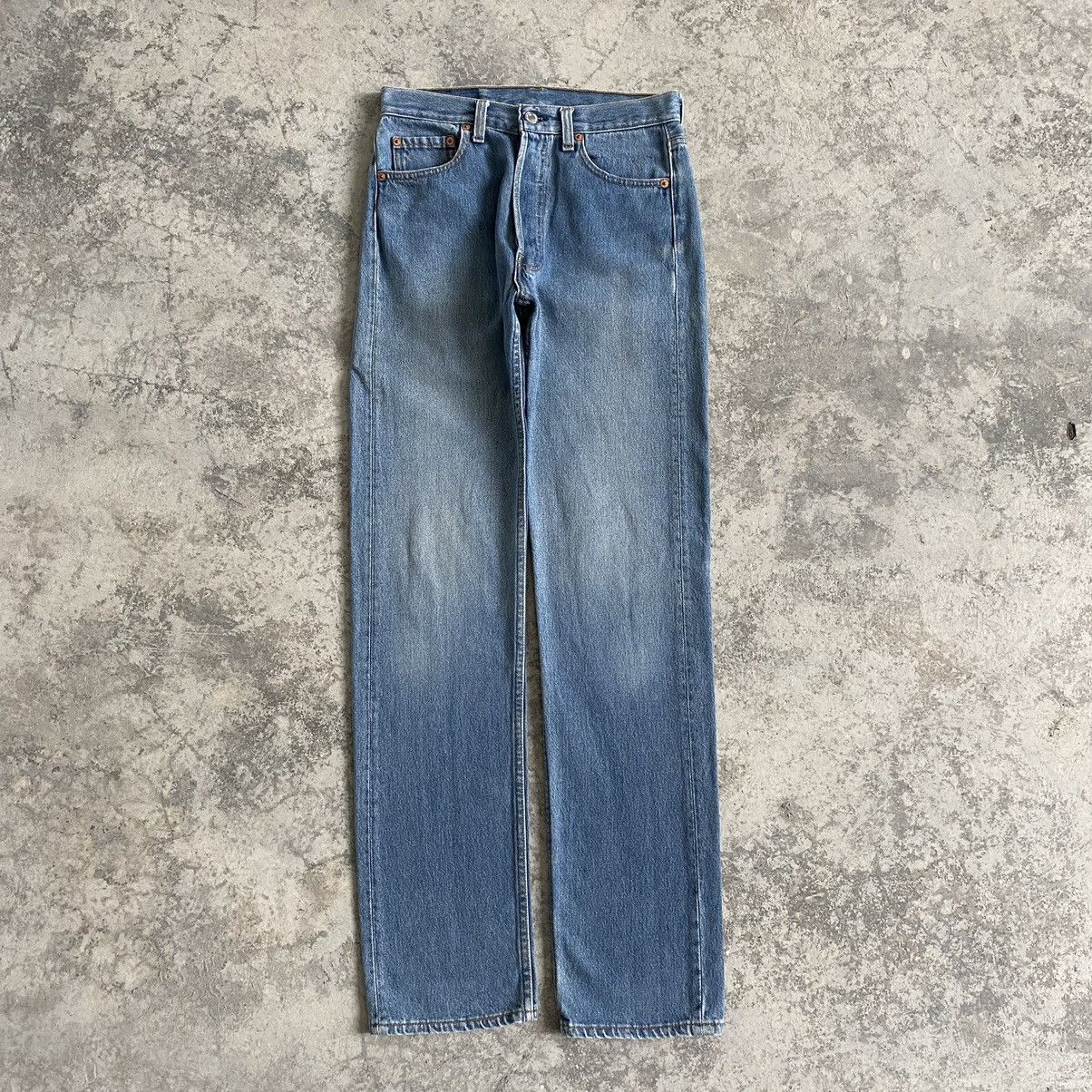 Levi's Size 28x33 Vintage 90's Levi's 501 Washed Blue Jeans Size US 28 / EU 44 - 1 Thumbnail