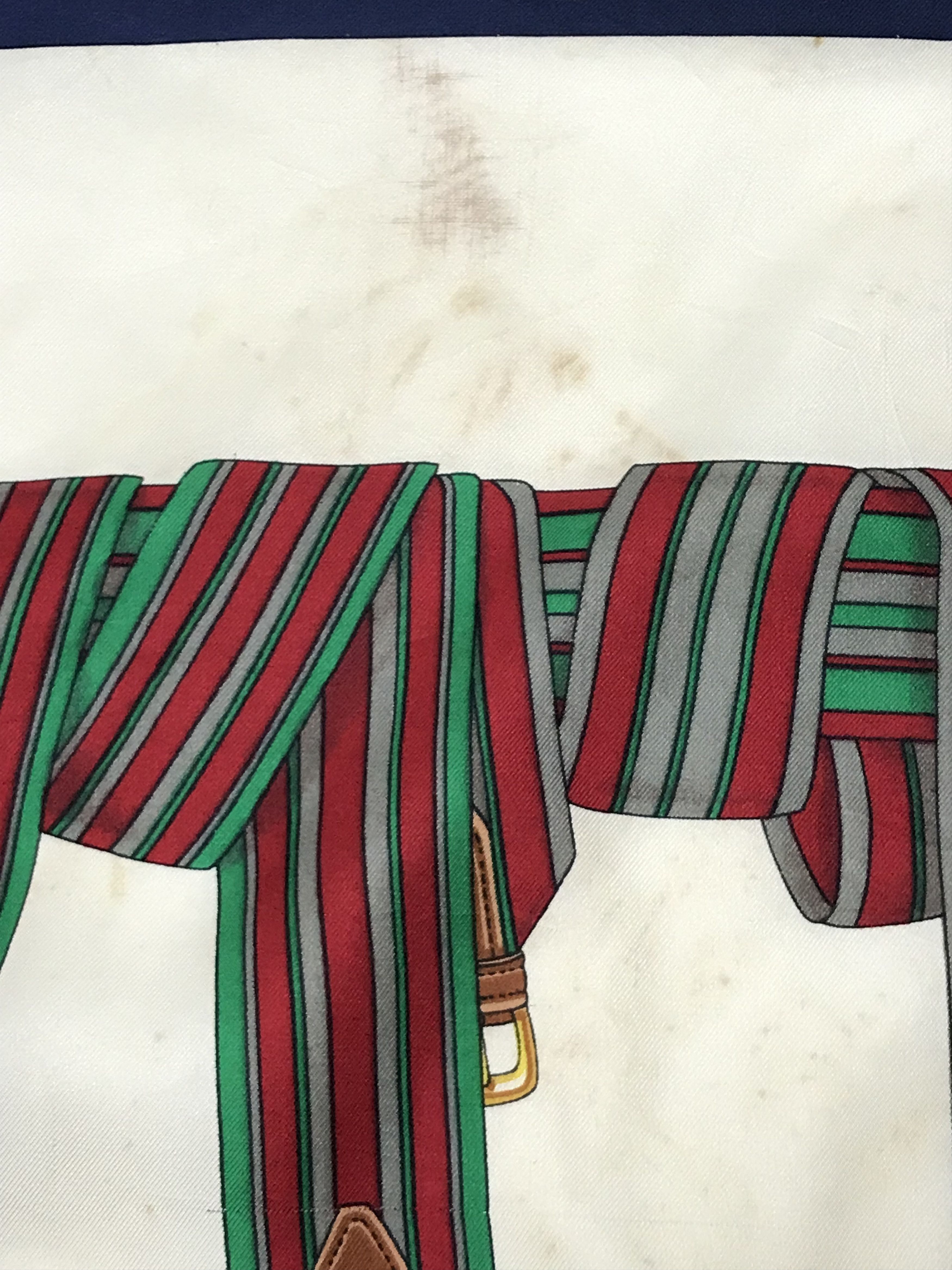 Designer × Longchamp × Vintage LC802 Vintage Longchamp Equestrian Silk Scarf Size ONE SIZE - 9 Thumbnail