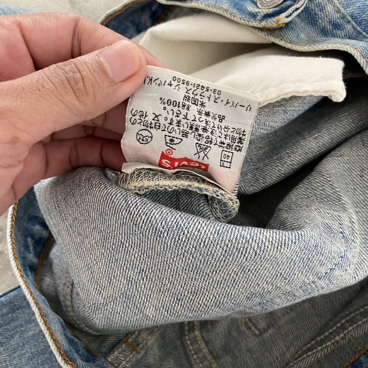 Levi's Size 29x31.5 Vintage 90's Levi's 501 Faded Dirty Jeans Size US 29 - 19 Thumbnail